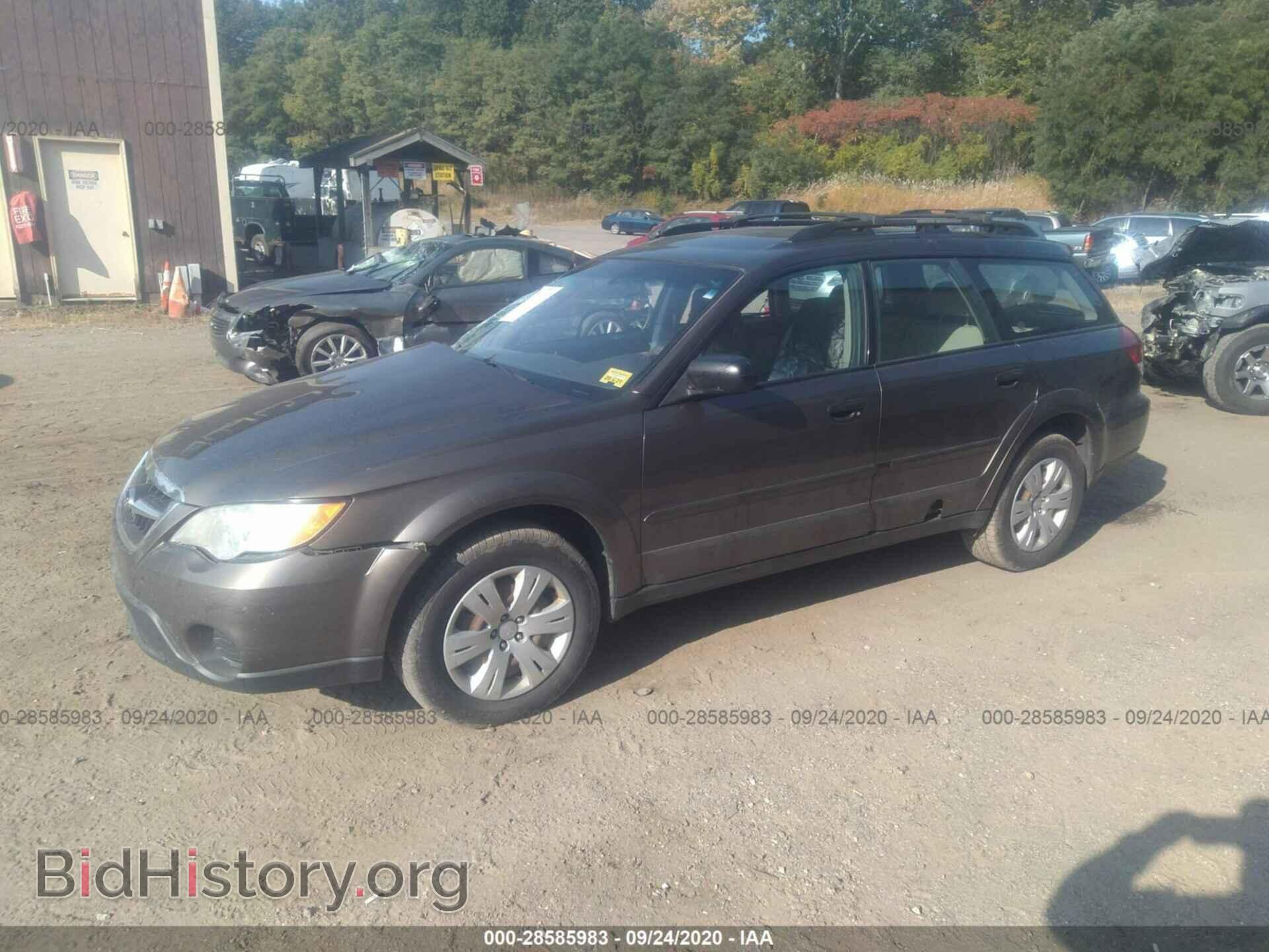 2009 SUBARU OUTBACK - VIN: 4S4BP60C197338945 - Фото 2