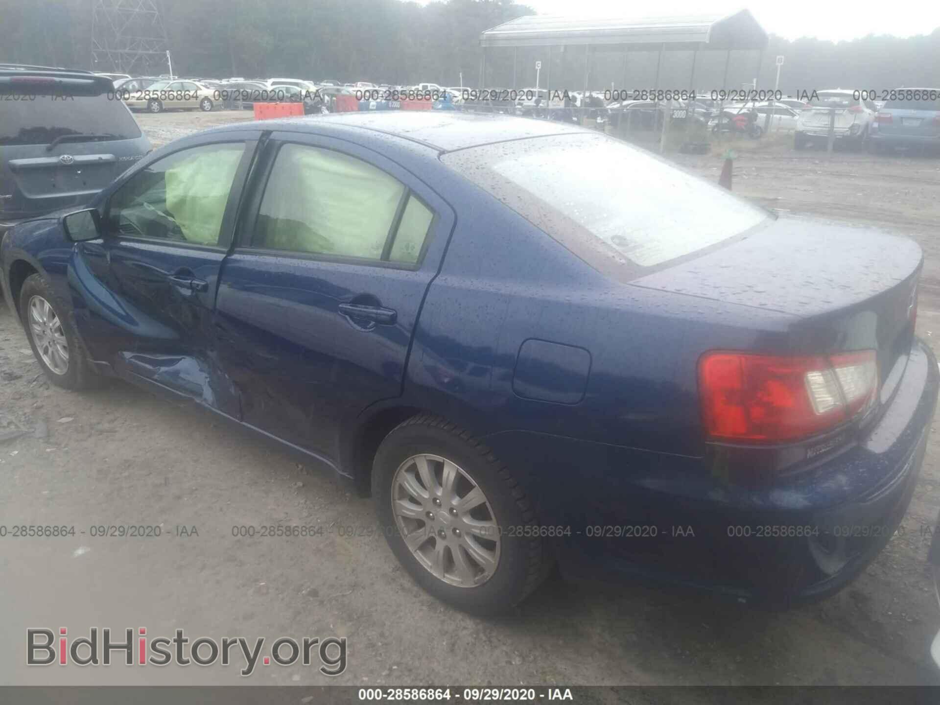 2009 MITSUBISHI GALANT - VIN: 4A3AB36F59E014680 - Фото 3