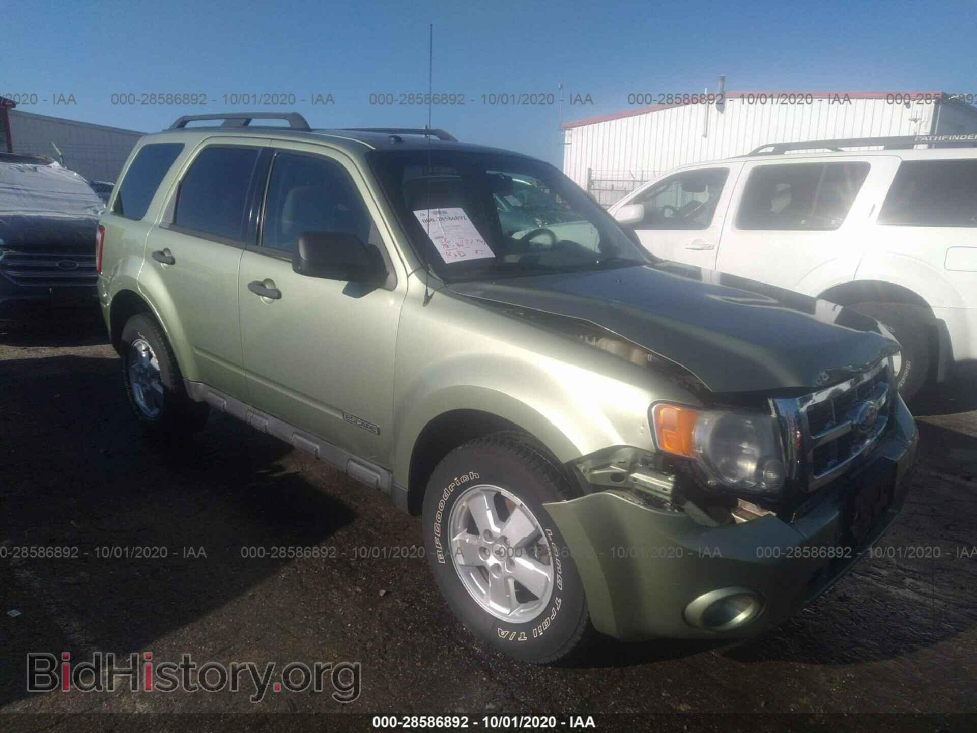 Фотография 1FMCU93Z58KE38685 - FORD ESCAPE 2008
