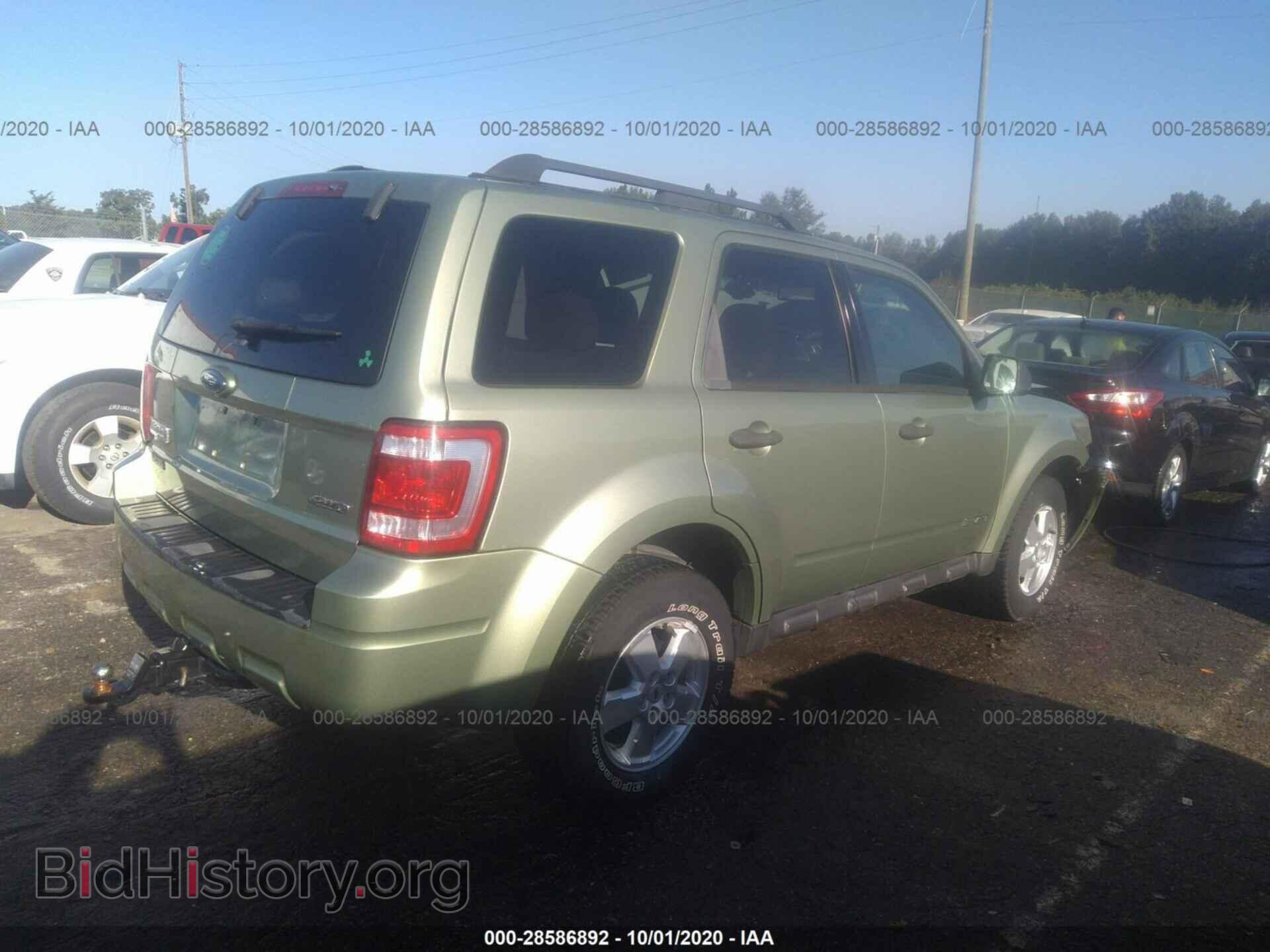 2008 FORD ESCAPE - VIN: 1FMCU93Z58KE38685 - Фото 4