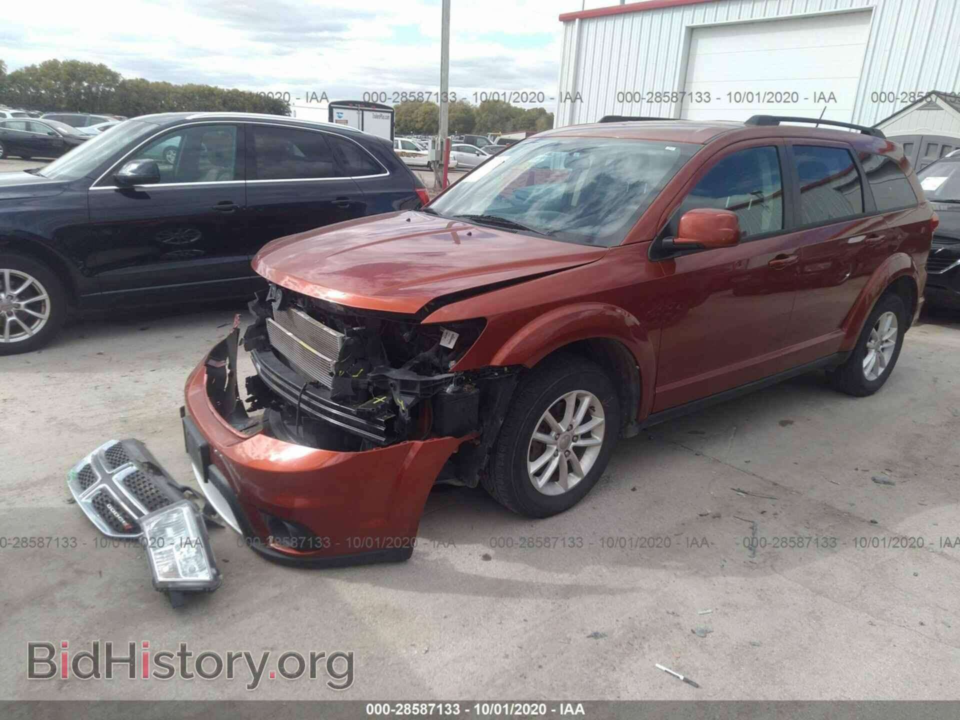 2014 DODGE JOURNEY - VIN: 3C4PDDBG1ET301892 - Фото 2