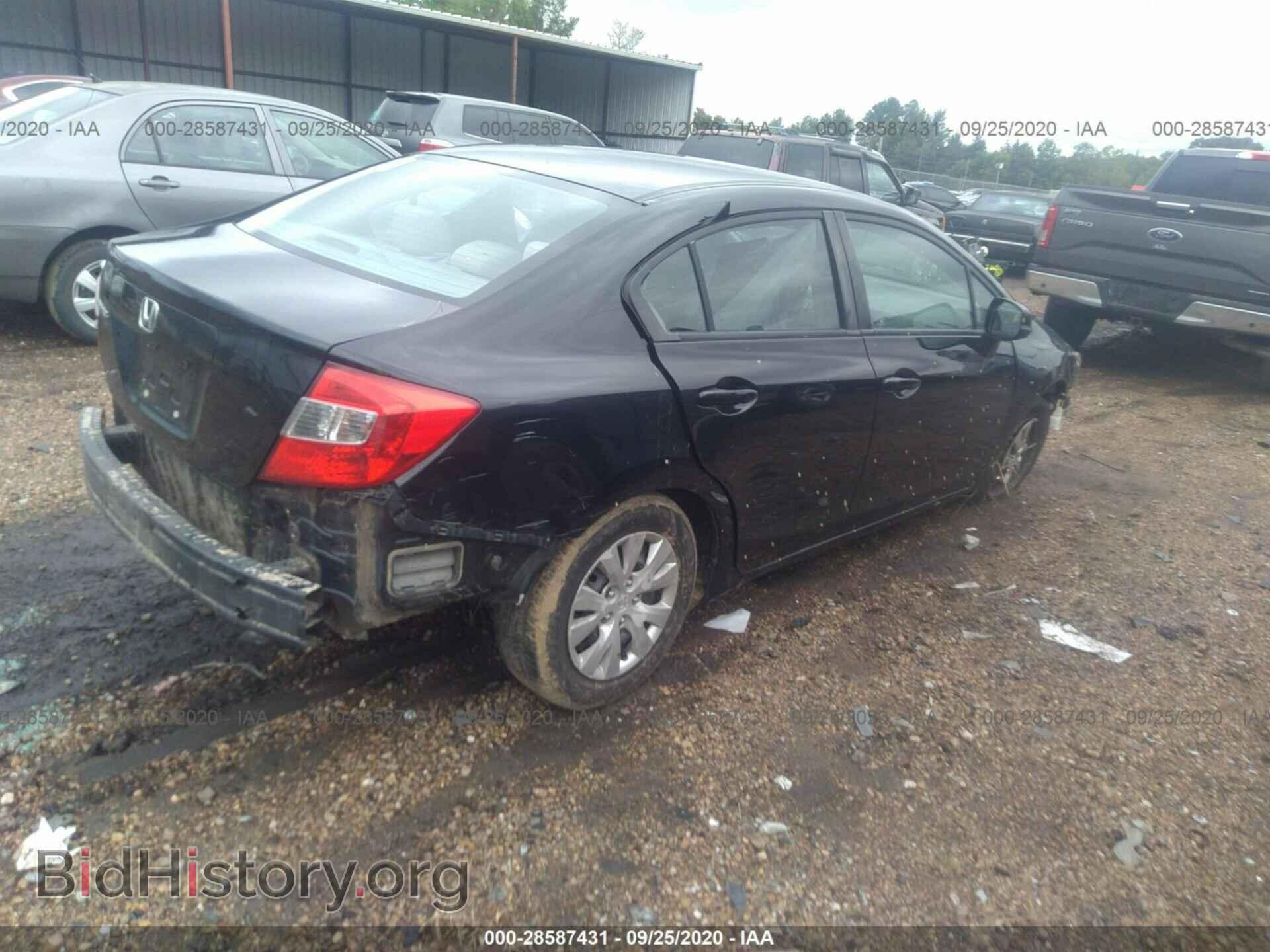 2012 HONDA CIVIC SDN - VIN: 2HGFB2F50CH304000 - Фото 4