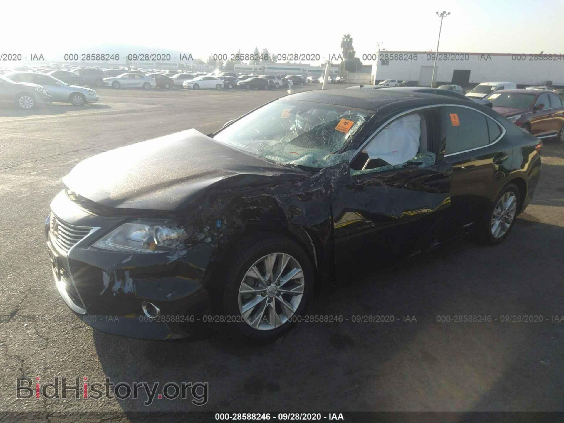 2013 LEXUS ES 300H - VIN: JTHBW1GG7D2019069 - Фото 2