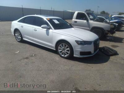 2016 Audi A6 2.0T Premium, белый — VIN WAUCFAFC5GN078934, IAAI
