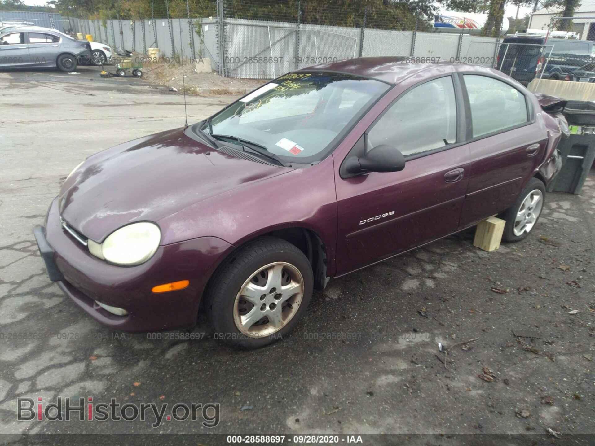 2000 DODGE NEON - VIN: 1B3ES46C2YD752961 - Photo 2