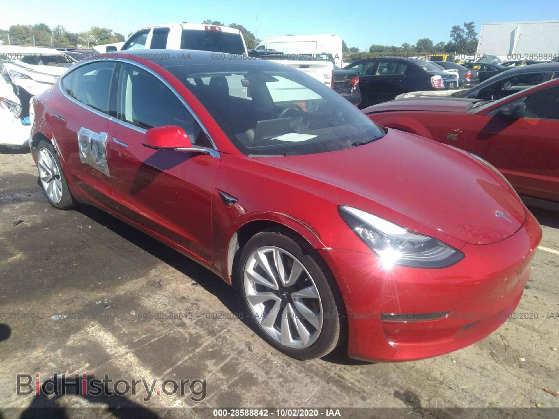 Photo 5YJ3E1EA4JF102913 - TESLA MODEL 3 2018