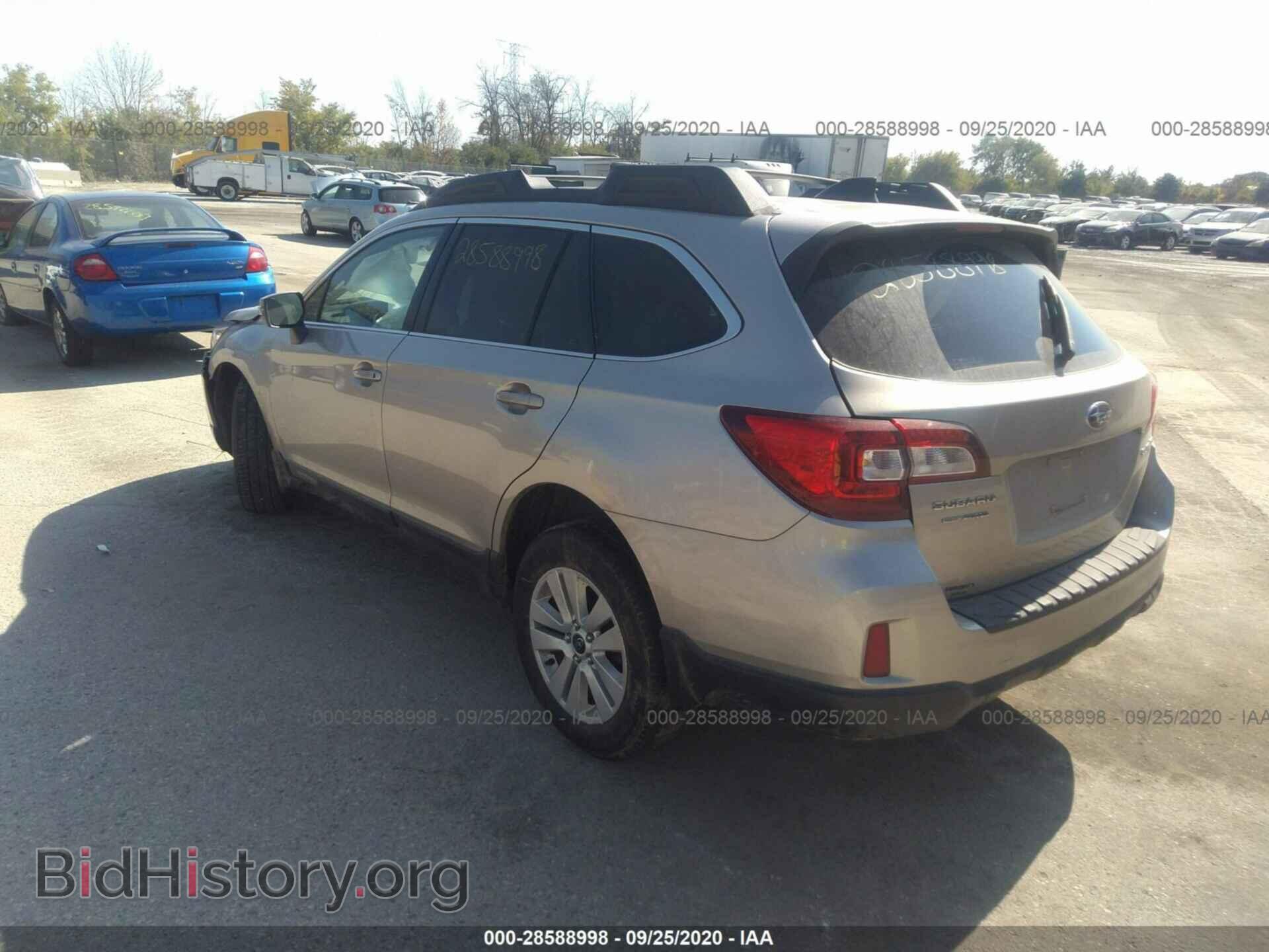 2016 SUBARU OUTBACK - VIN: 4S4BSBFC0G3265408 - Фото 3