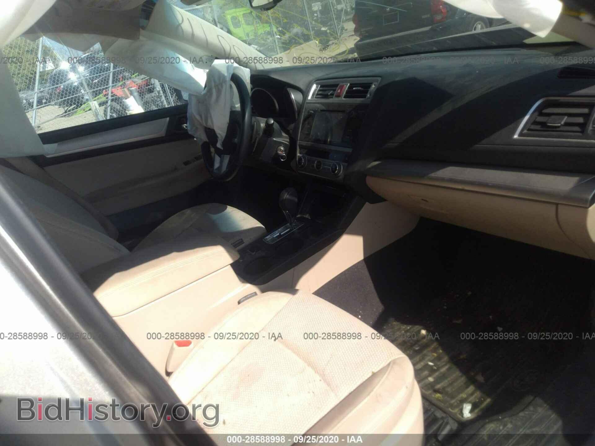2016 SUBARU OUTBACK - VIN: 4S4BSBFC0G3265408 - Фото 5