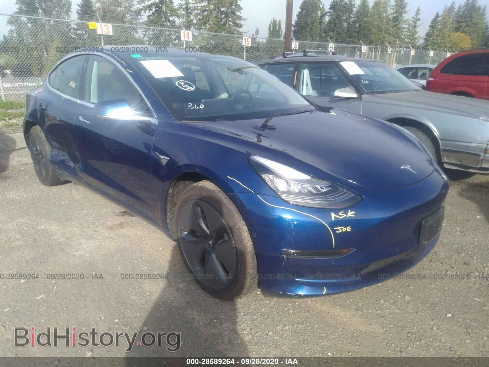 Photo 5YJ3E1EB4KF464976 - TESLA MODEL 3 2019