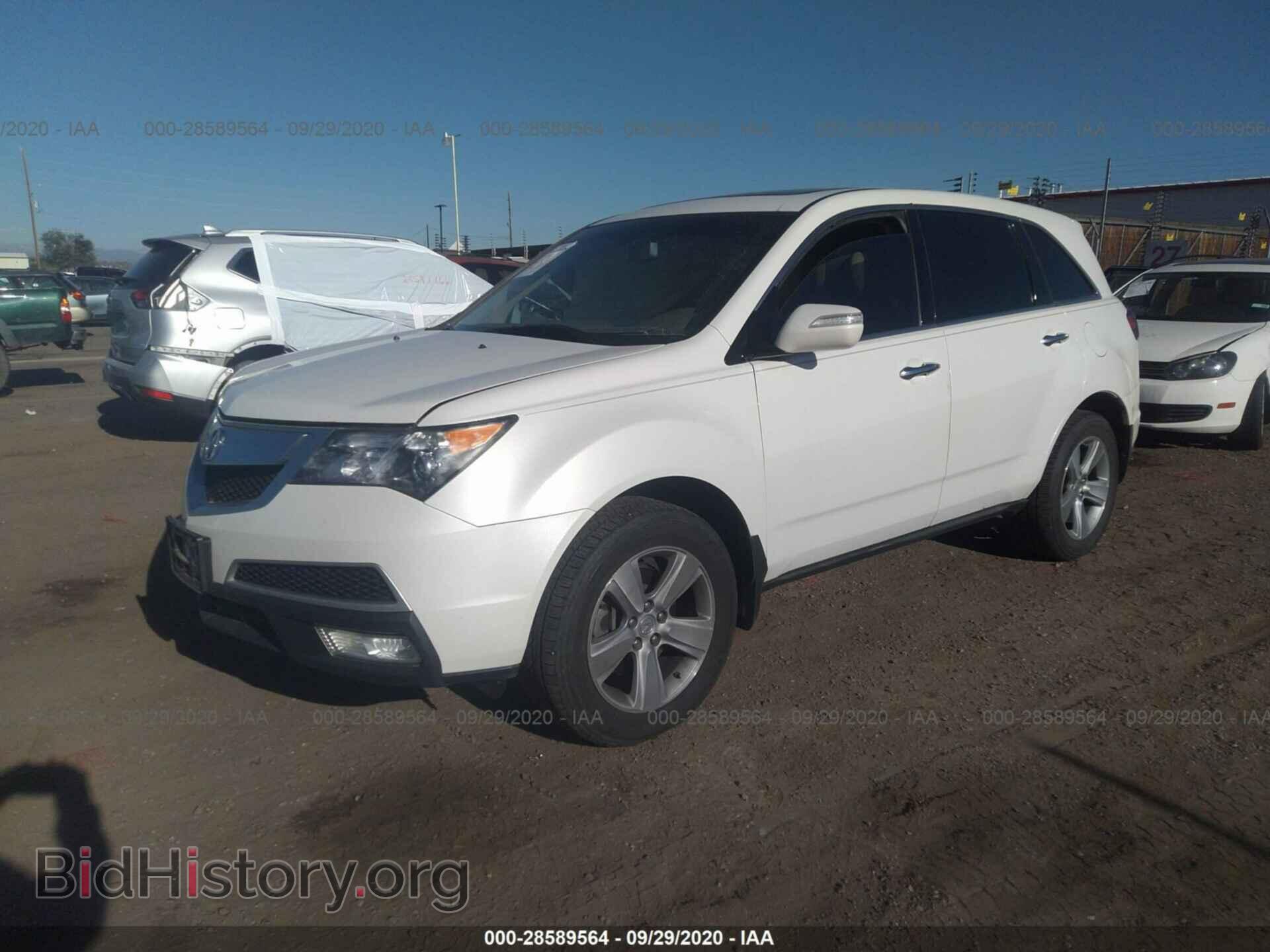 2011 ACURA MDX - VIN: 2HNYD2H25BH521264 - Фото 2