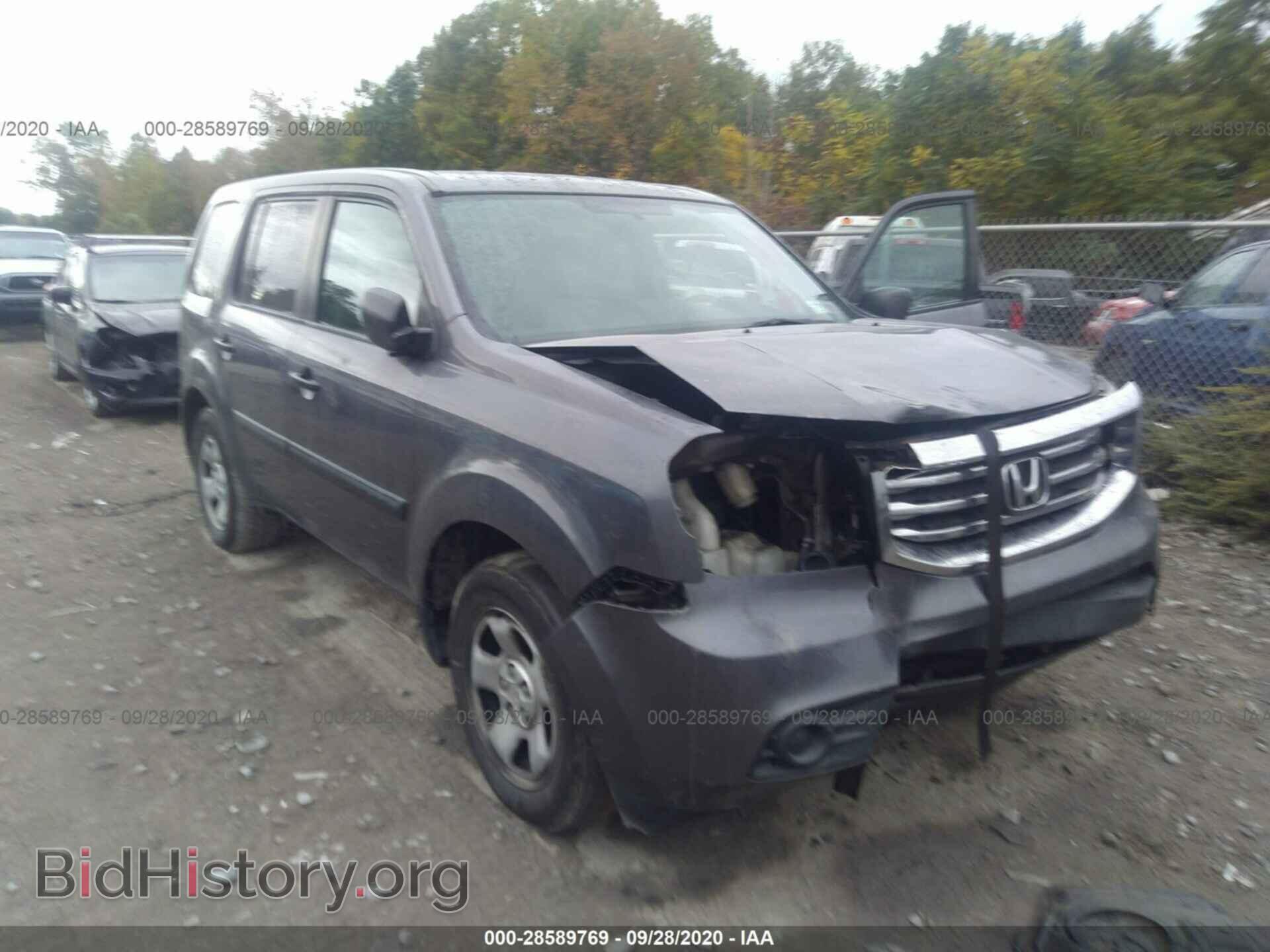 Фотография 5FNYF4H2XFB028204 - HONDA PILOT 2015