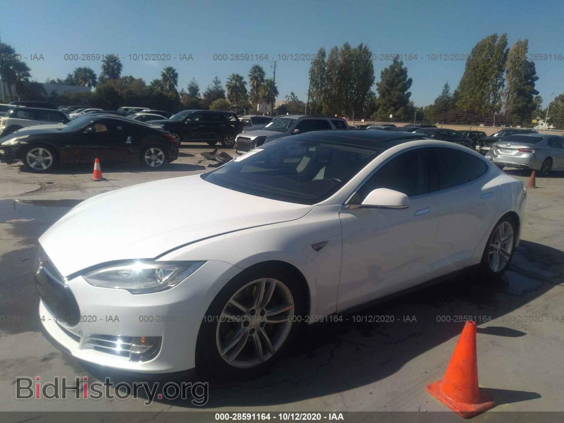 2012 TESLA MODEL S - VIN: 5YJSA1DP6CFP01389 - Photo 2