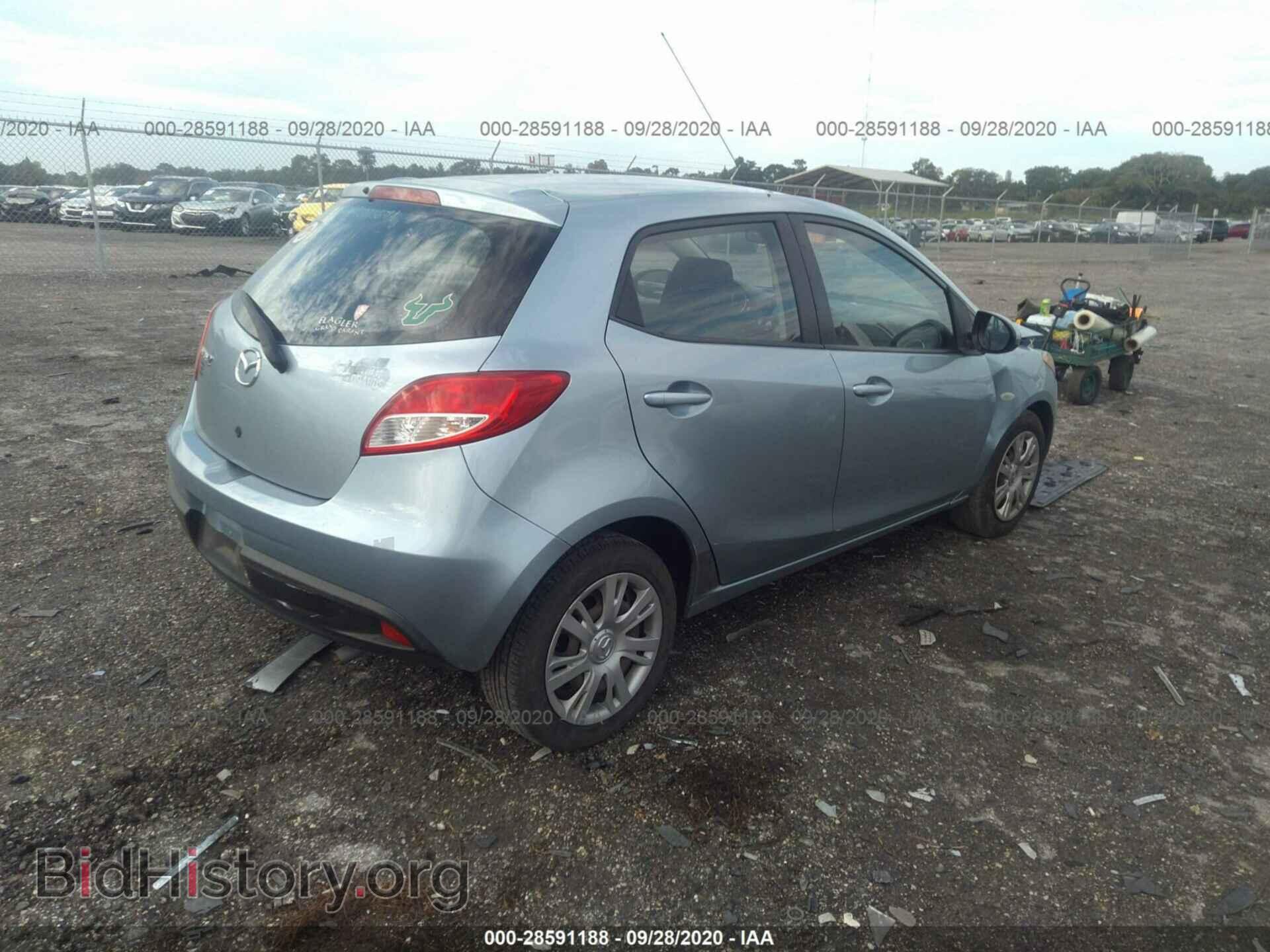 2013 MAZDA MAZDA2 - VIN: JM1DE1KY4D0168175 - Фото 4