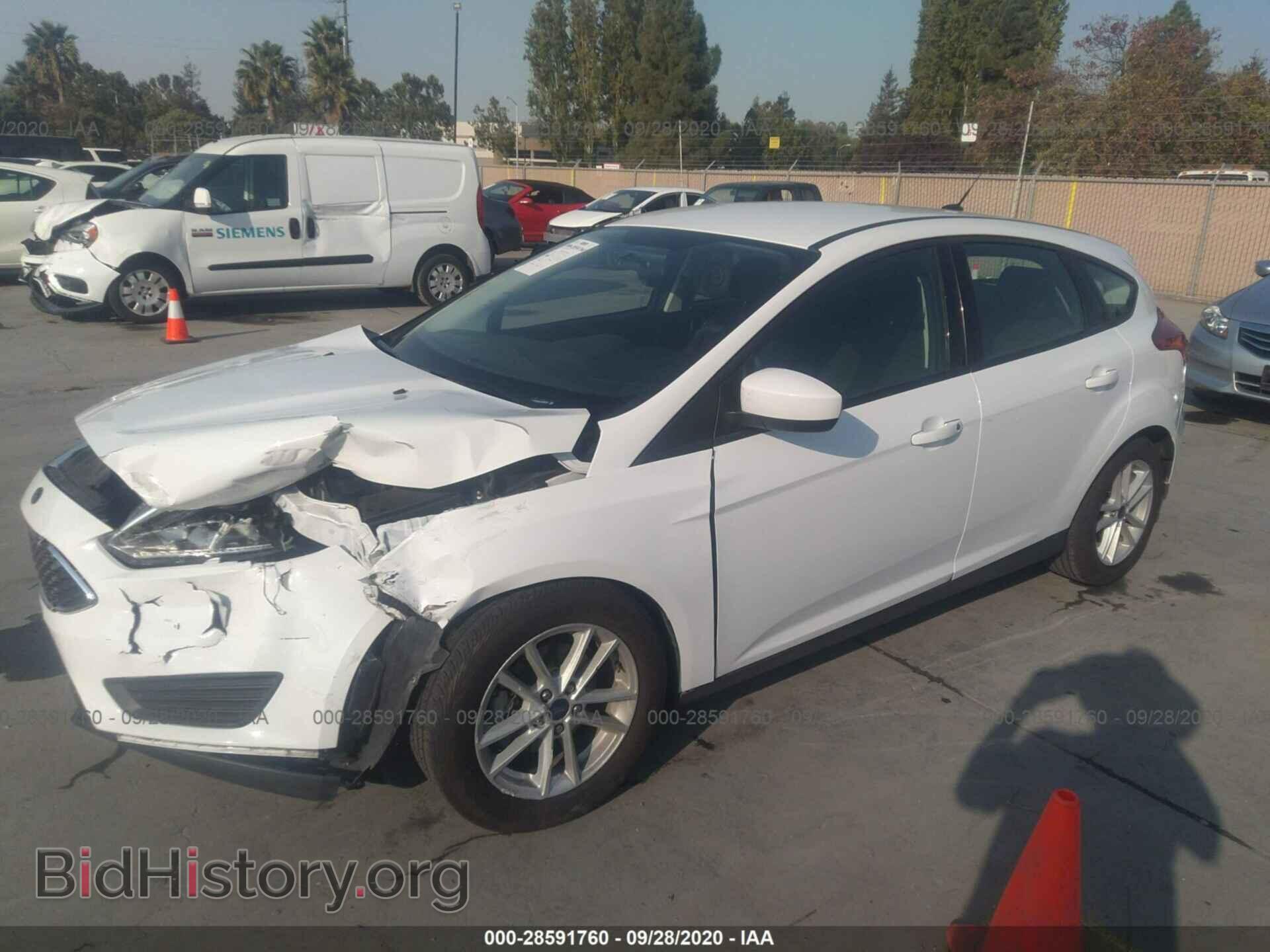 2018 FORD FOCUS - VIN: 1FADP3K29JL280343 - Фото 2