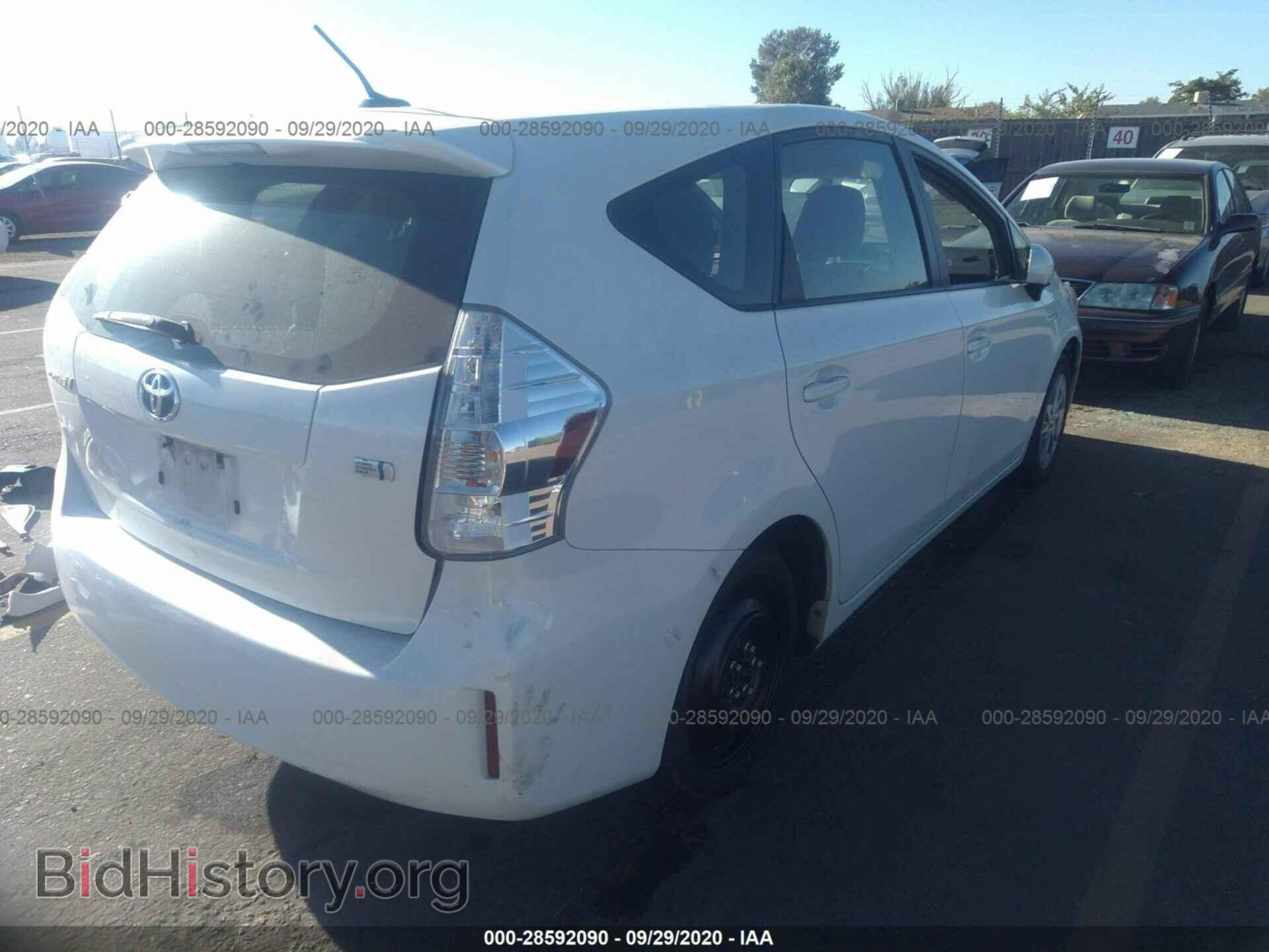 2012 TOYOTA PRIUS V - VIN: JTDZN3EU0C3101743 - Фото 4