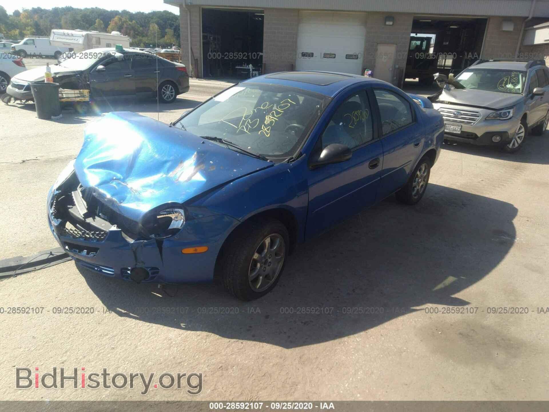 2004 DODGE NEON - VIN: 1B3ES56C64D605672 - Фото 2