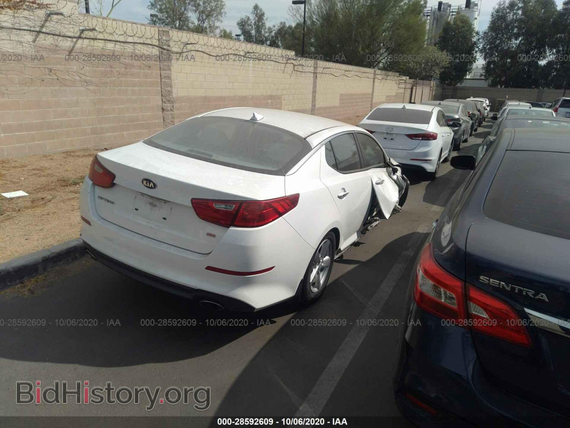 2015 KIA OPTIMA - VIN: KNAGM4A77F5589689 - Photo 4