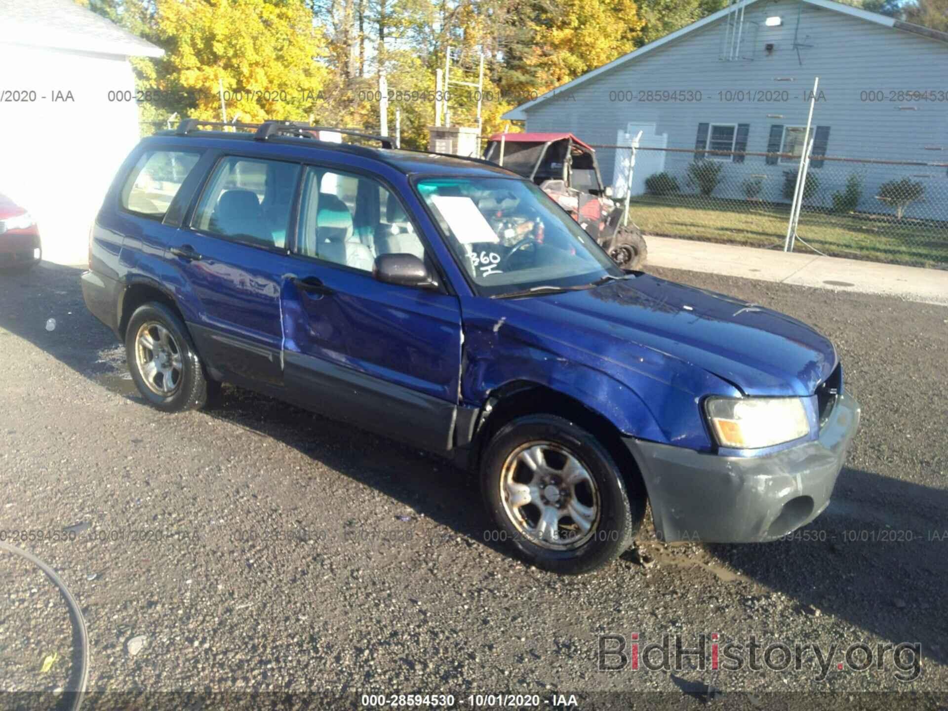Photo JF1SG63663H702388 - SUBARU FORESTER 2003