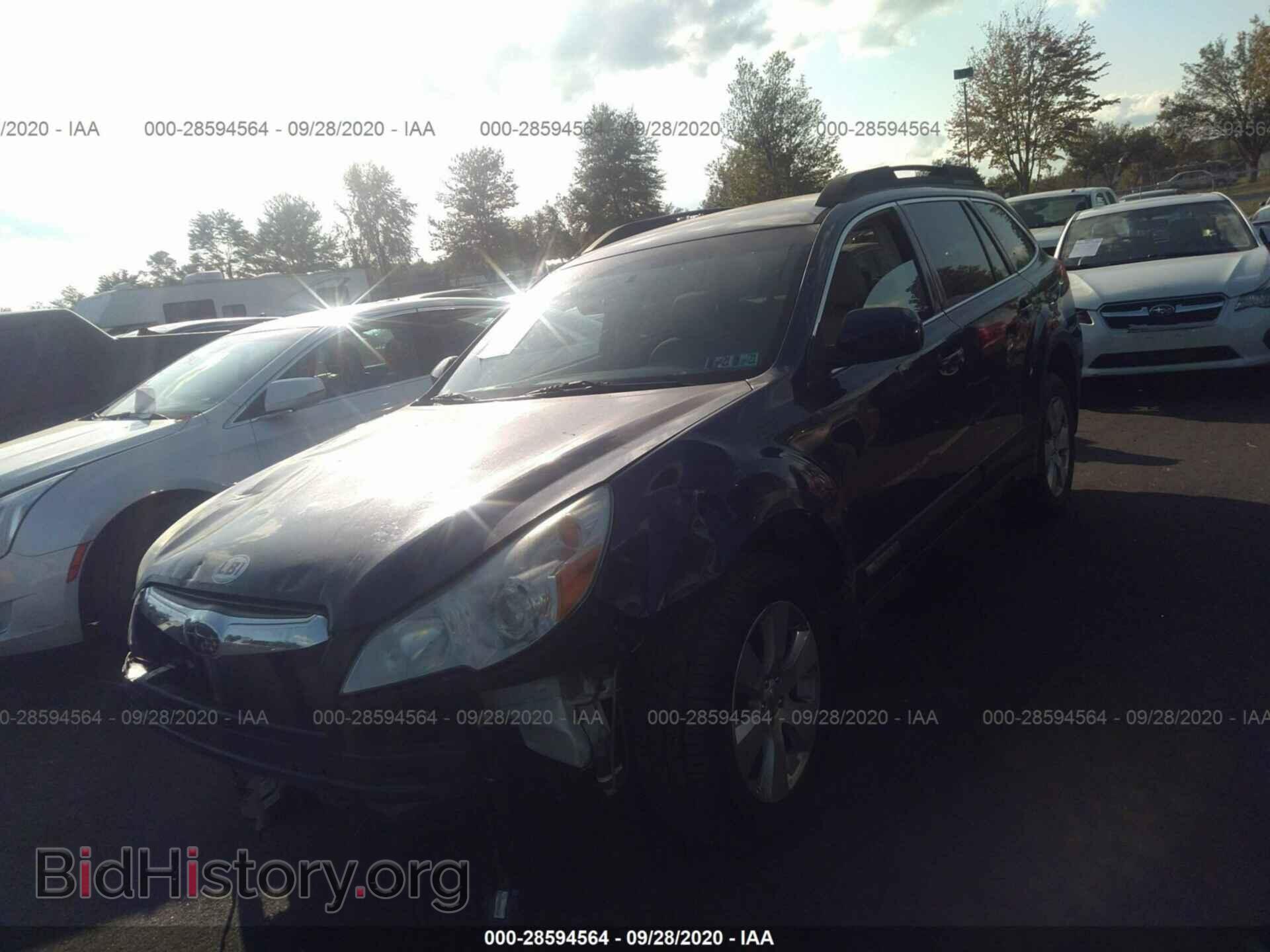 2011 SUBARU OUTBACK - VIN: 4S4BRBCC5B3435805 - Фото 2