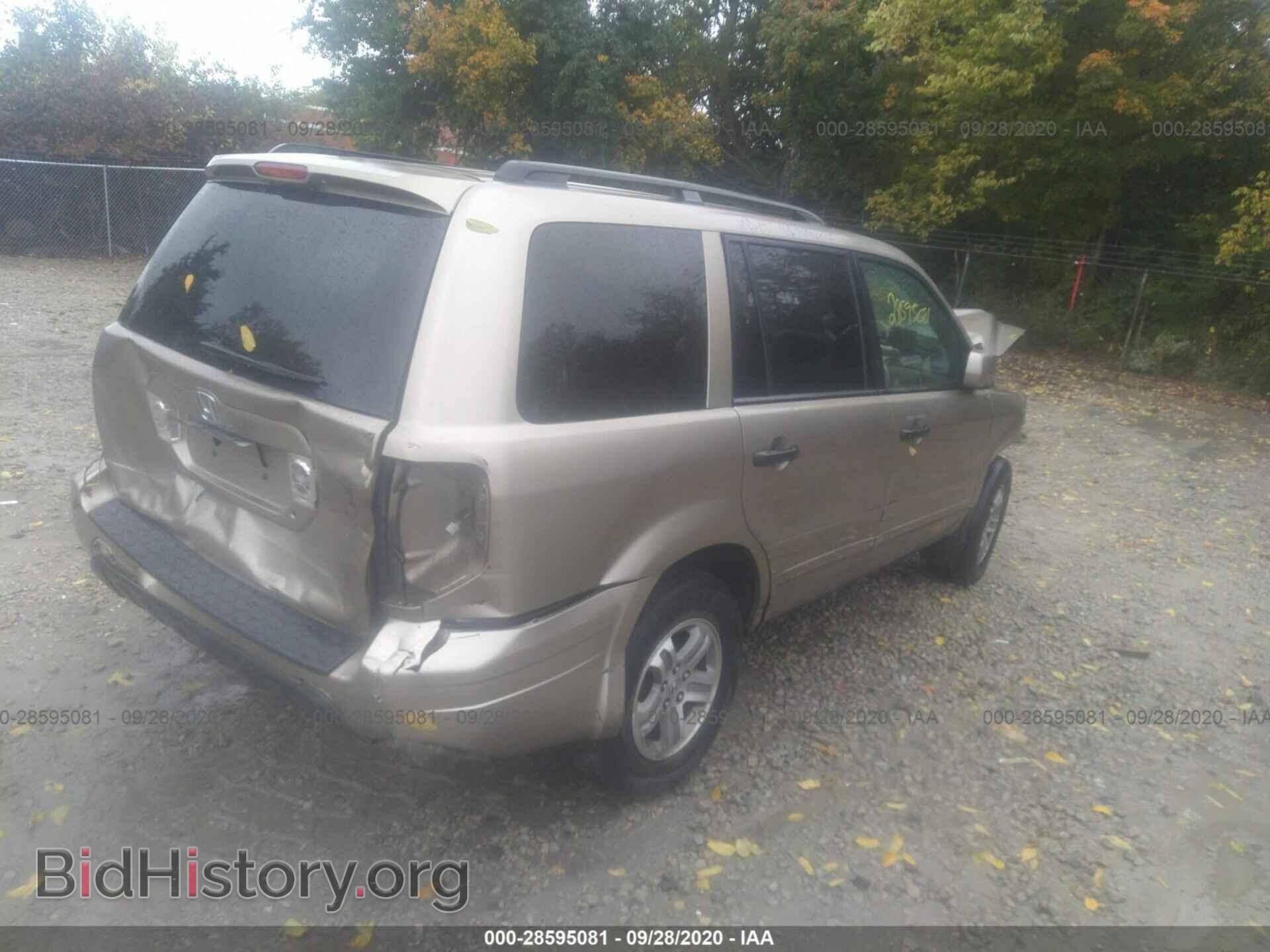 2005 HONDA PILOT - VIN: 2HKYF18565H510497 - Фото 4