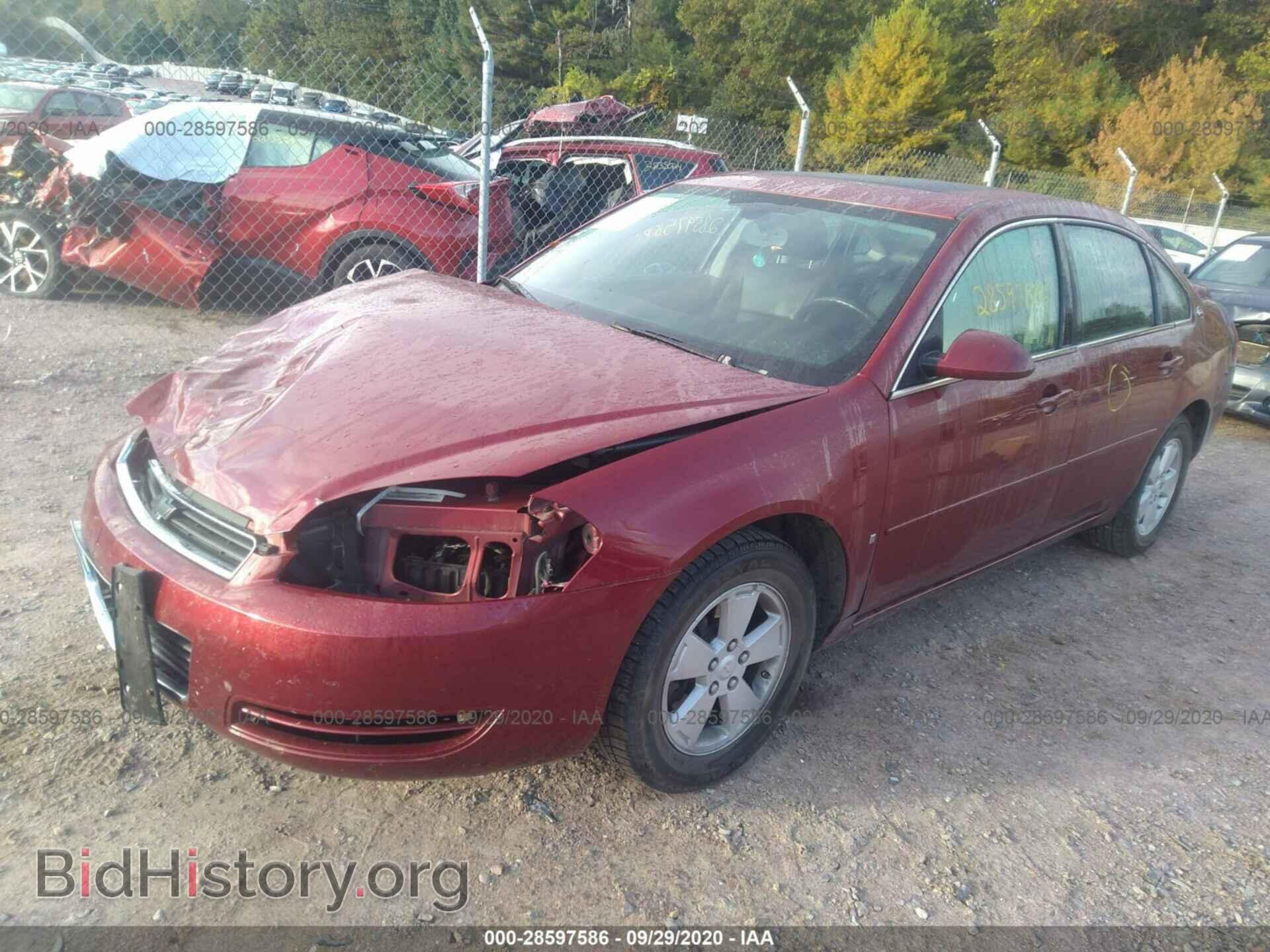 2007 CHEVROLET IMPALA - VIN: 2G1WT58K479240732 - Фото 2