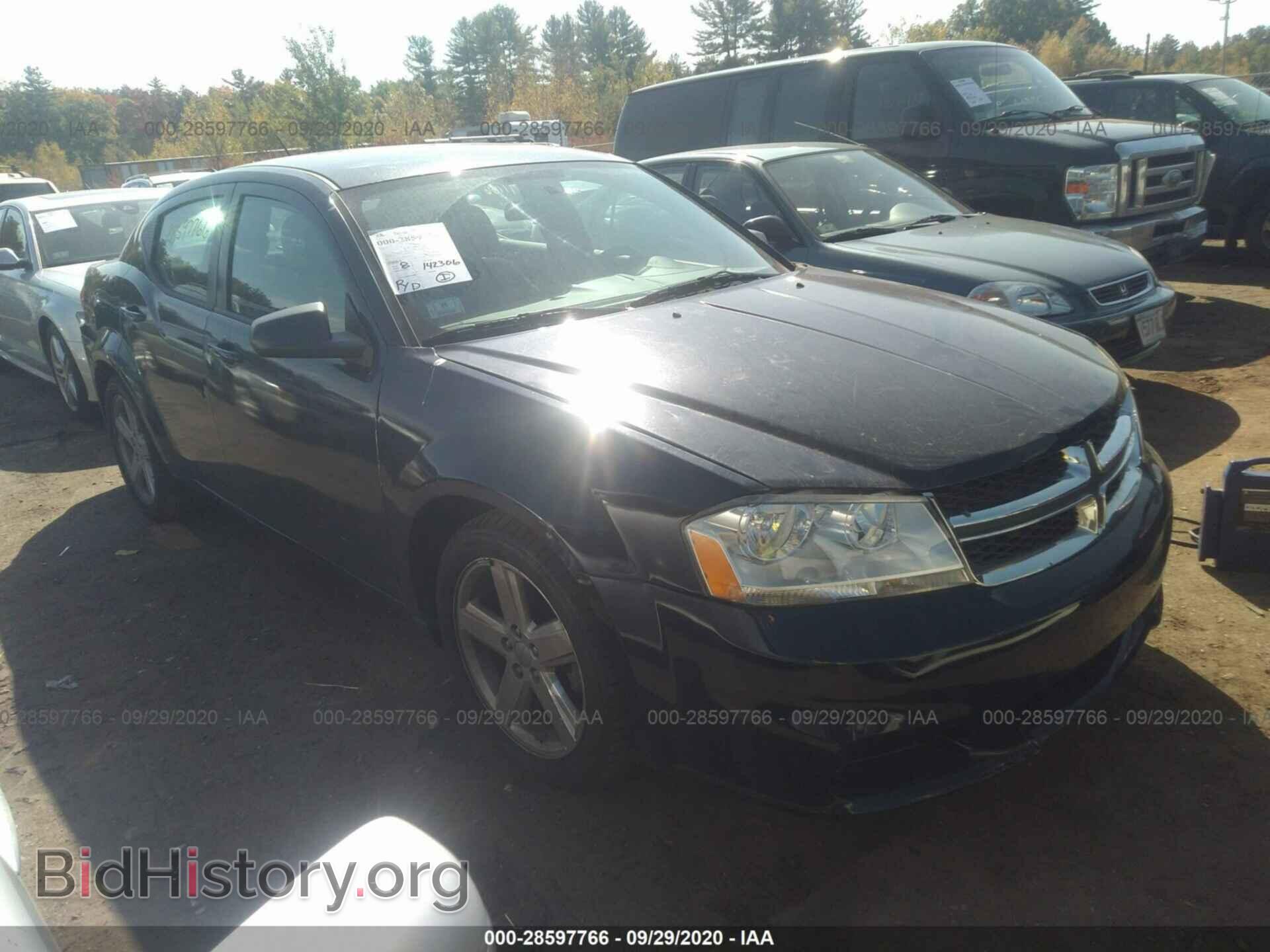 Фотография 1C3CDZAB9DN626133 - DODGE AVENGER 2013