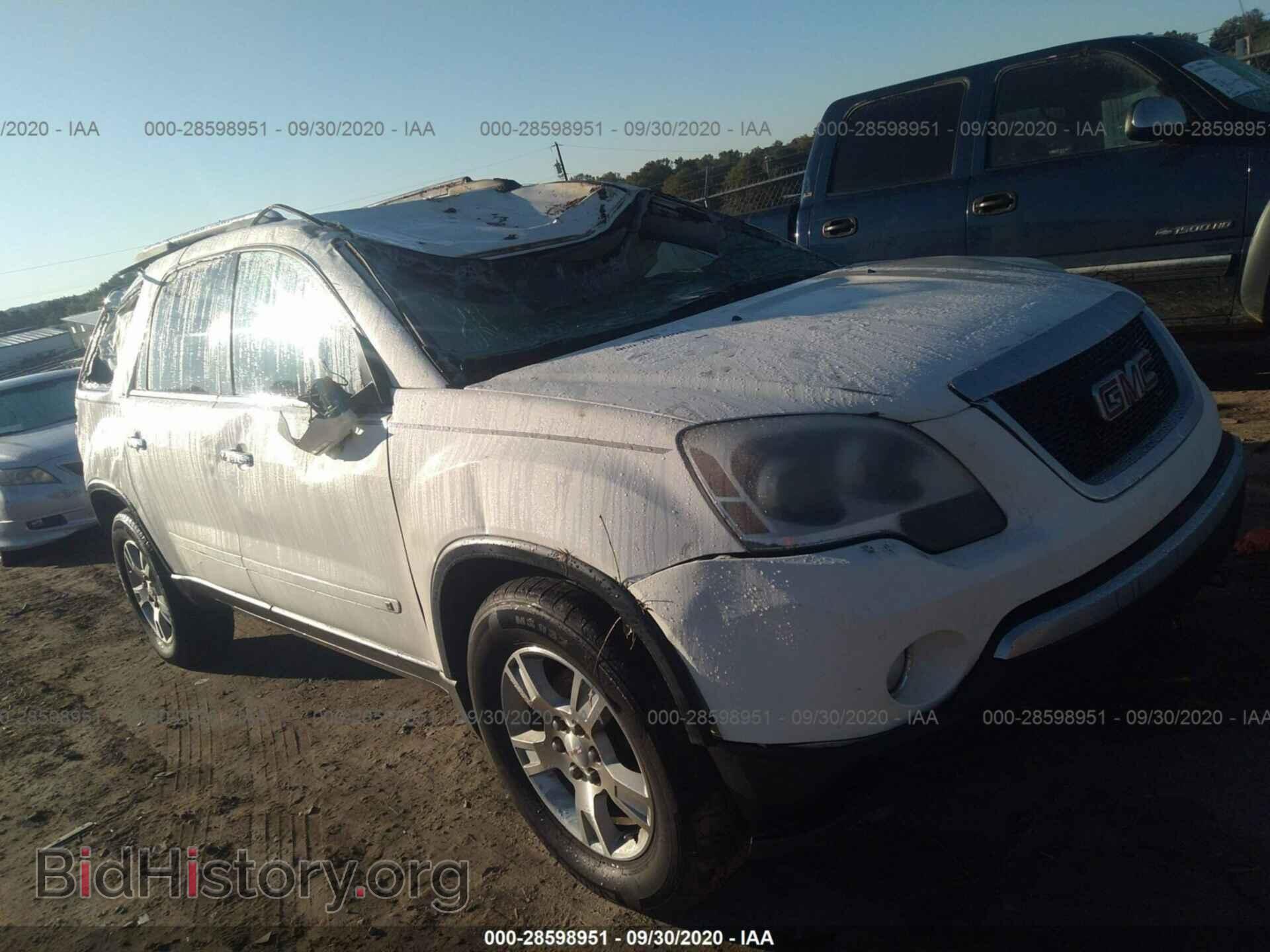 Фотография 1GKER23D19J106961 - GMC ACADIA 2009