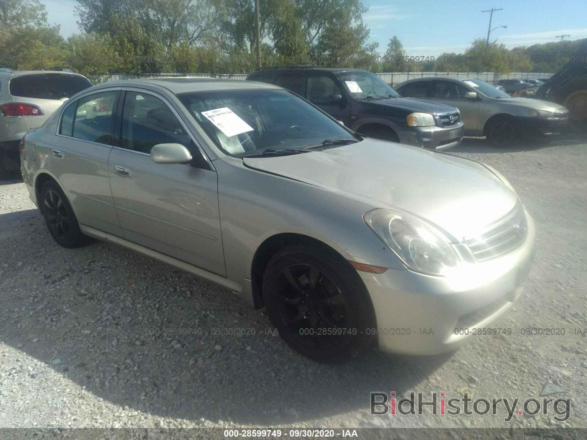 Photo JNKCV51FX6M610518 - INFINITI G35 SEDAN 2006