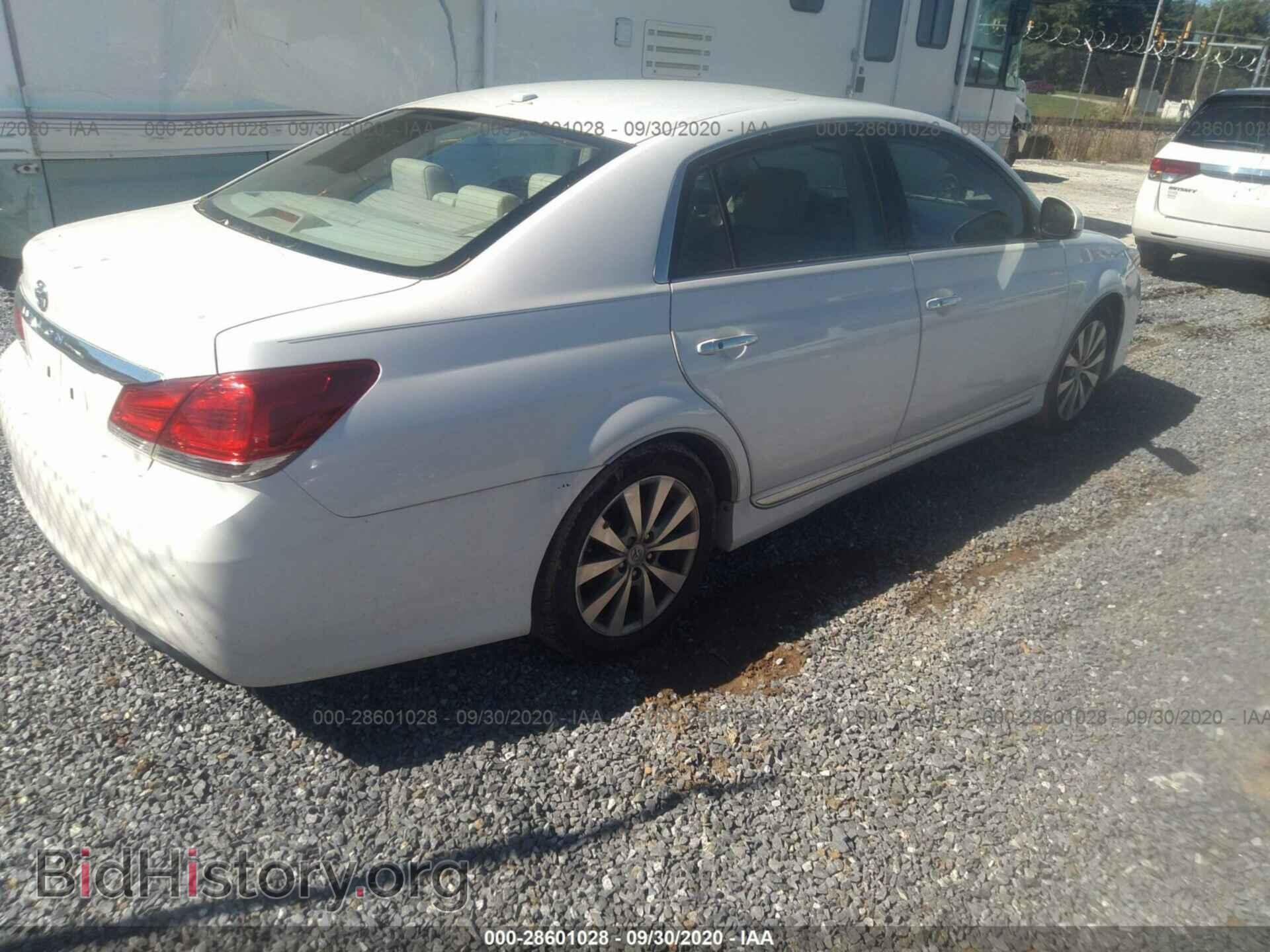 2011 TOYOTA AVALON - VIN: 4T1BK3DB2BU387108 - Фото 4