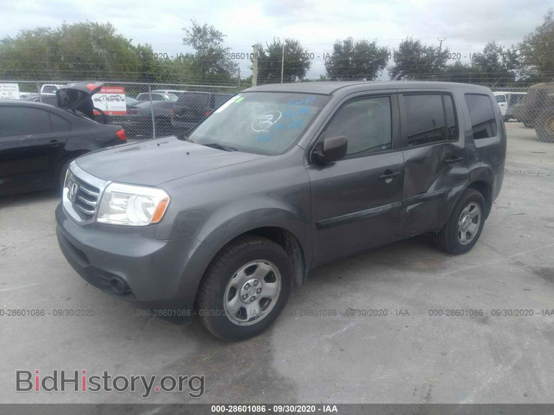 2012 HONDA PILOT - VIN: 5FNYF3H26CB014628 - Фото 2