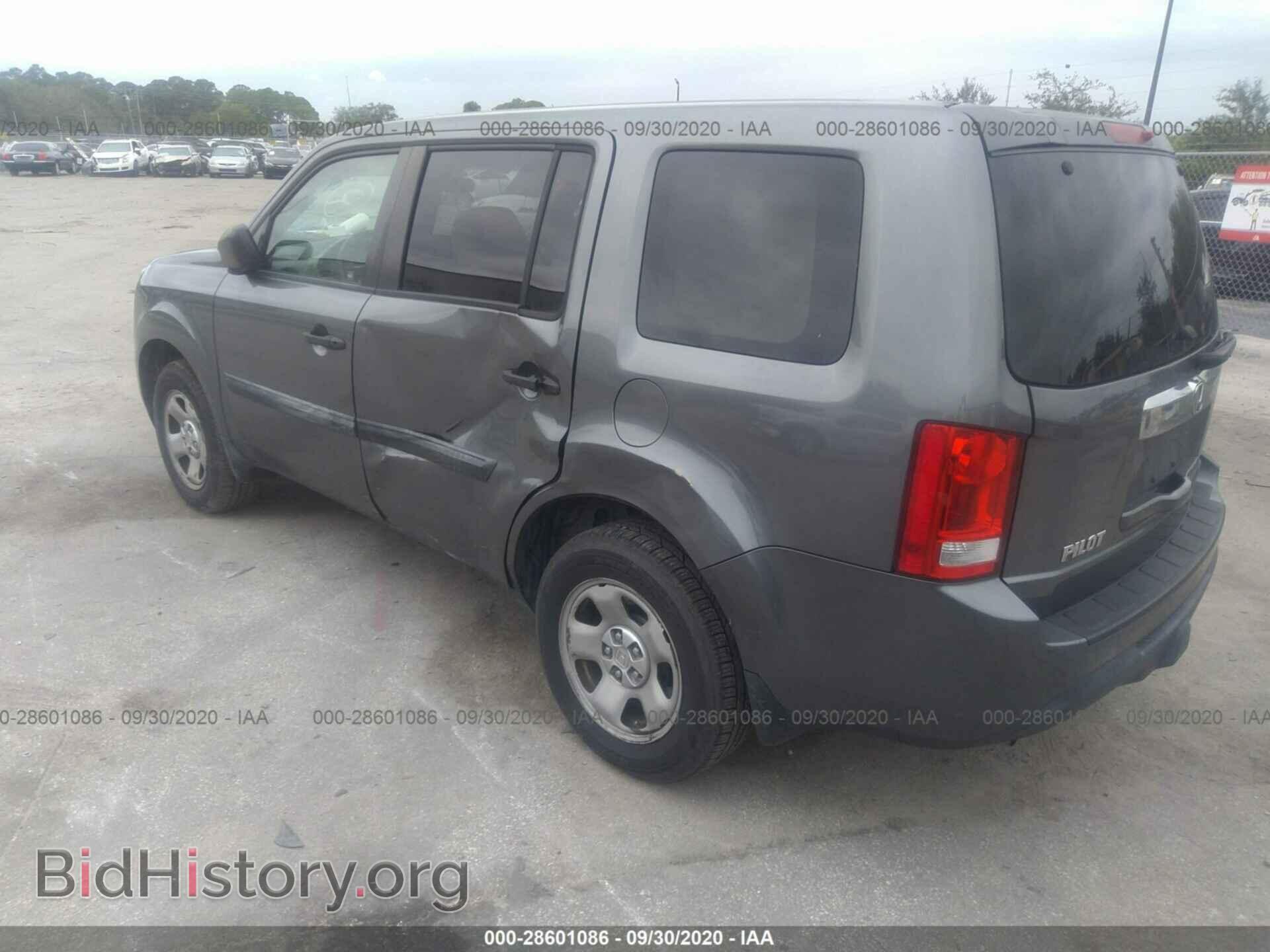 2012 HONDA PILOT - VIN: 5FNYF3H26CB014628 - Фото 3