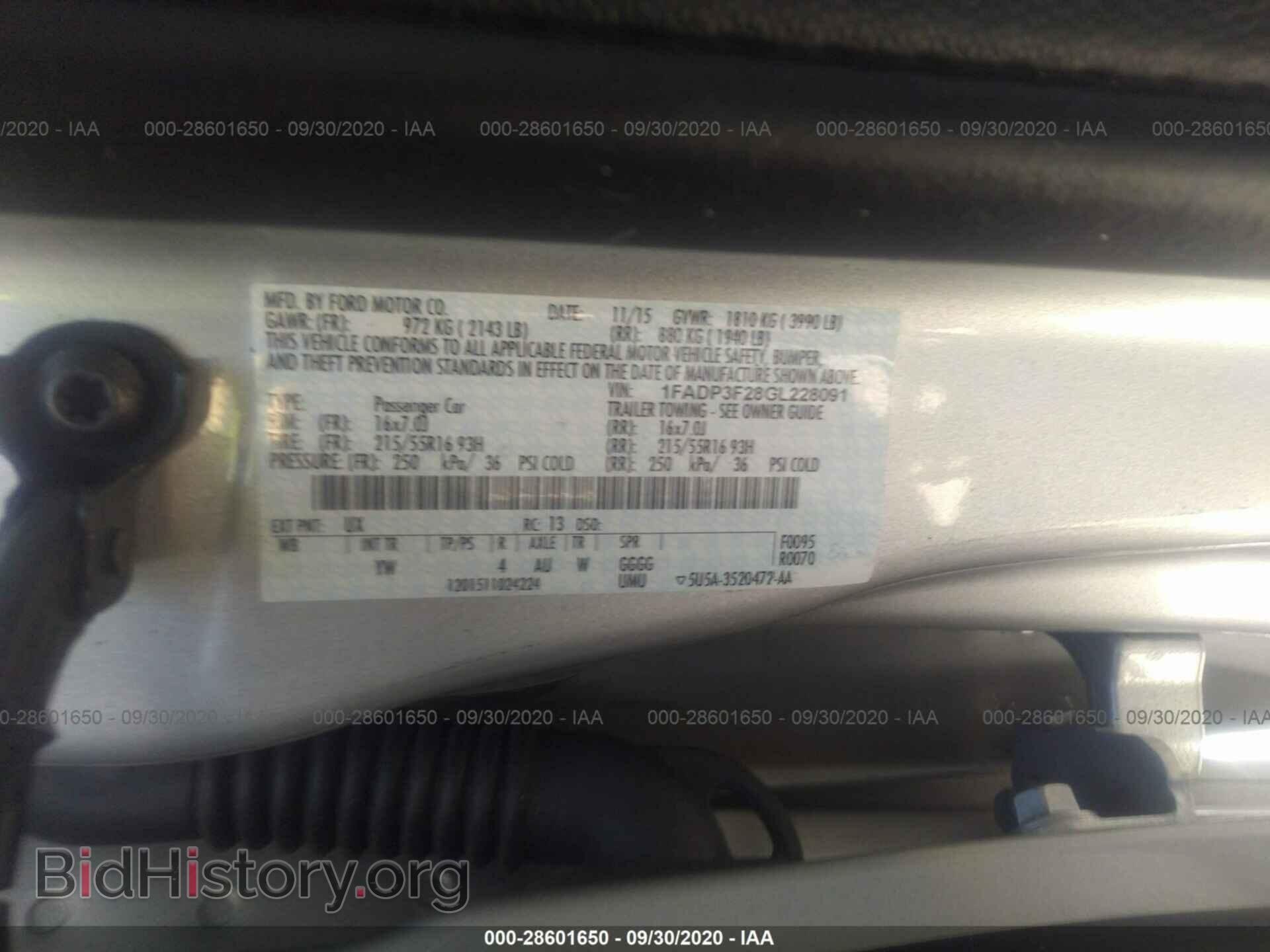 2016 FORD FOCUS - VIN: 1FADP3F28GL228091 - Photo 9