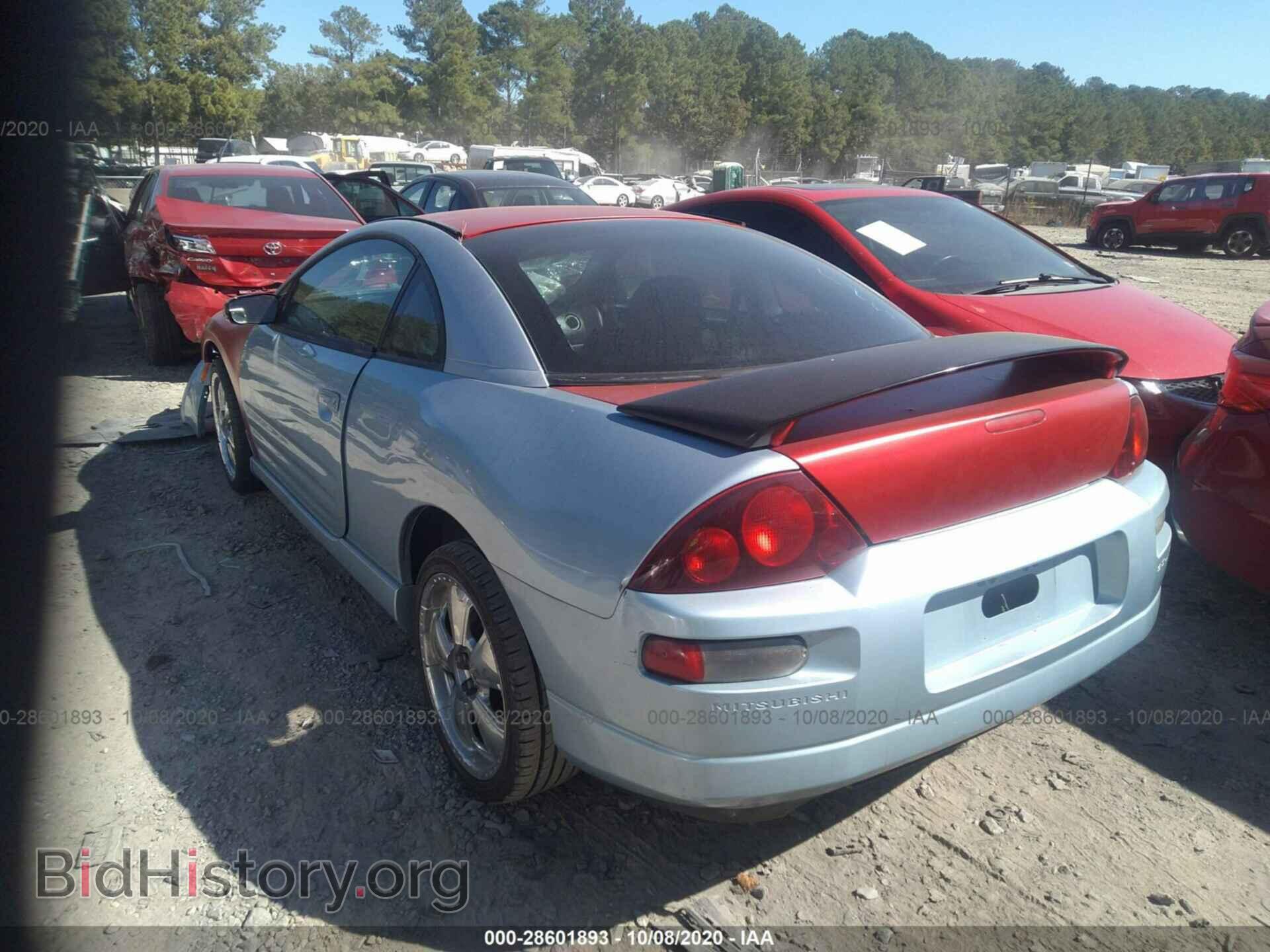 2003 MITSUBISHI ECLIPSE - VIN: 4A3AC84H33E201745 - Фото 3