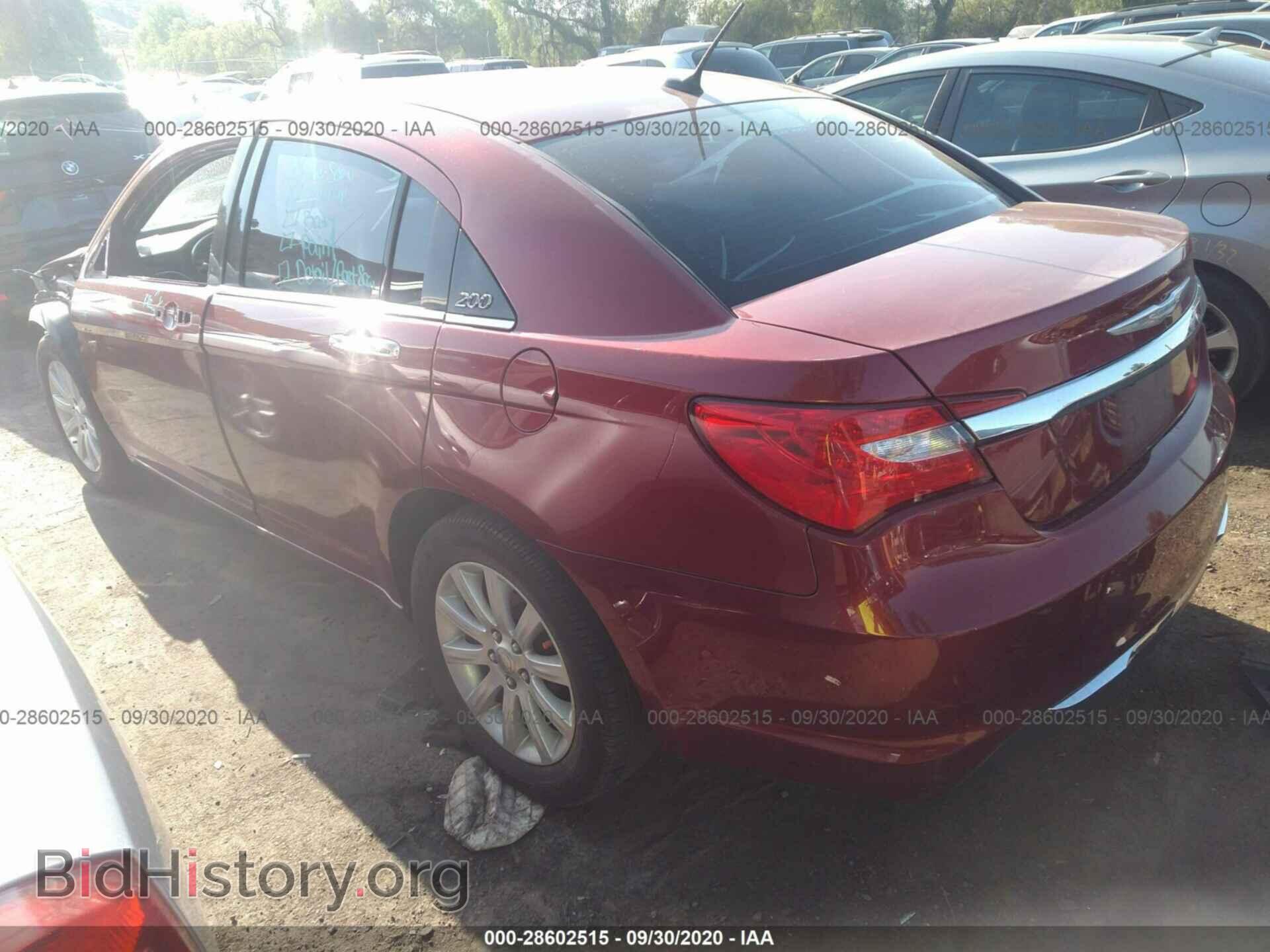 2013 CHRYSLER 200 - VIN: 1C3CCBCG9DN500485 - Фото 3