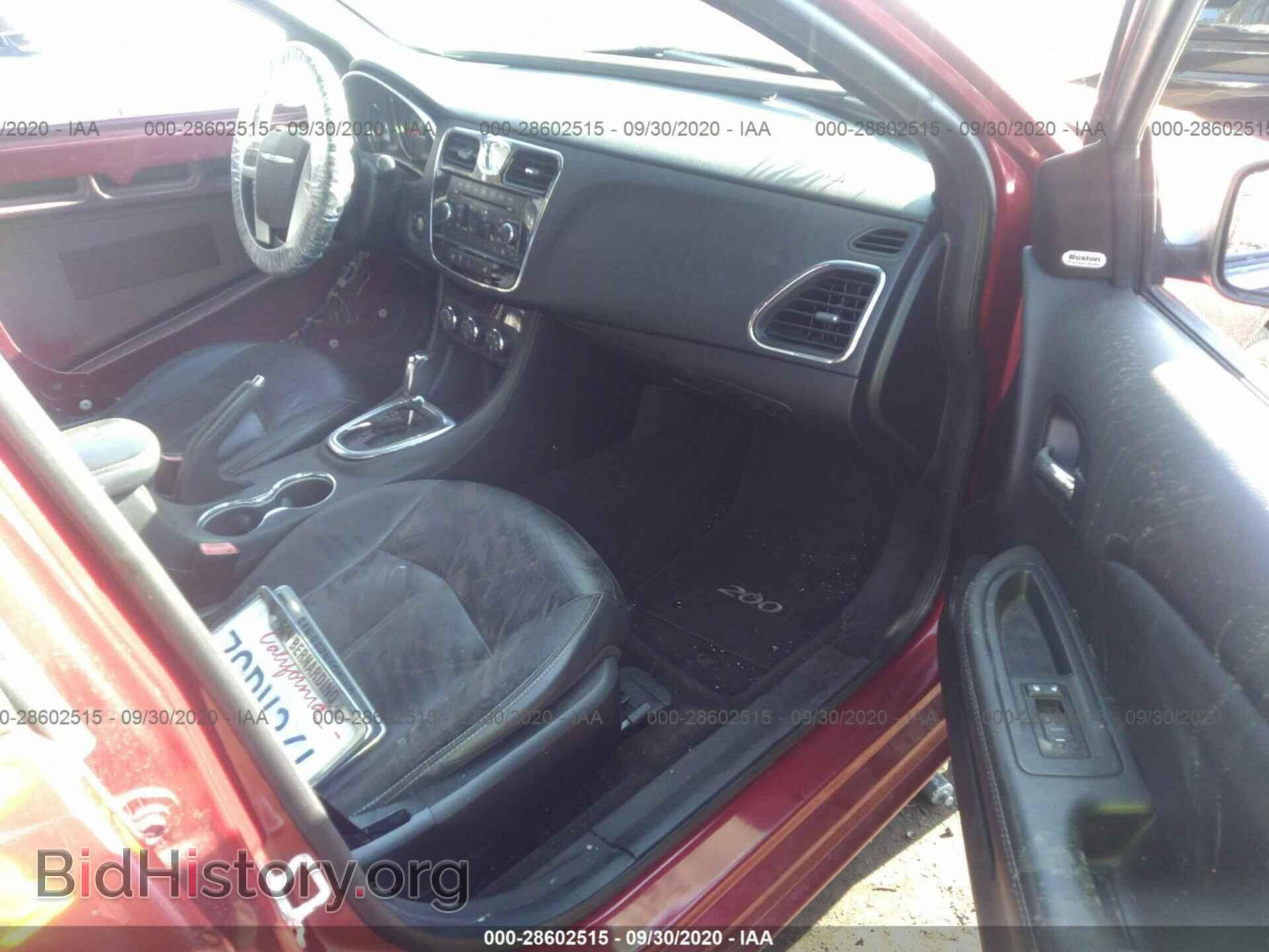 2013 CHRYSLER 200 - VIN: 1C3CCBCG9DN500485 - Фото 5