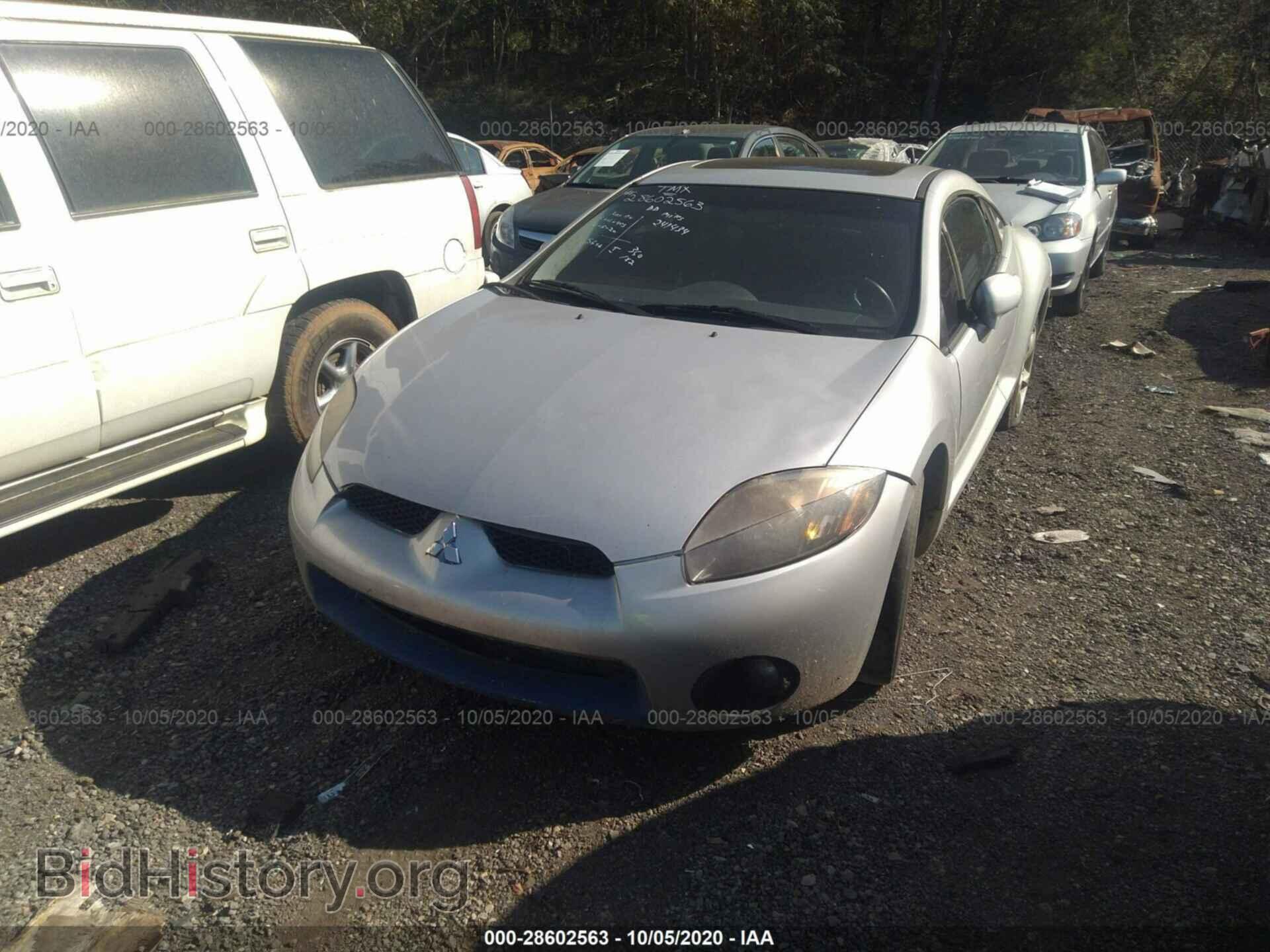 2007 MITSUBISHI ECLIPSE - VIN: 4A3AK34T87E011990 - Фото 2