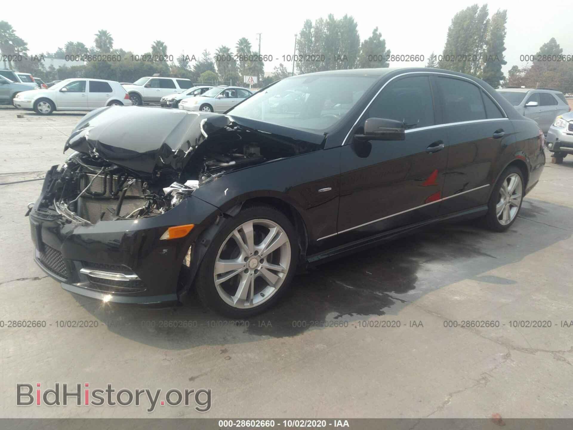 2012 MERCEDES-BENZ E-CLASS - VIN: WDDHF5KB7CA553259 - Фото 2