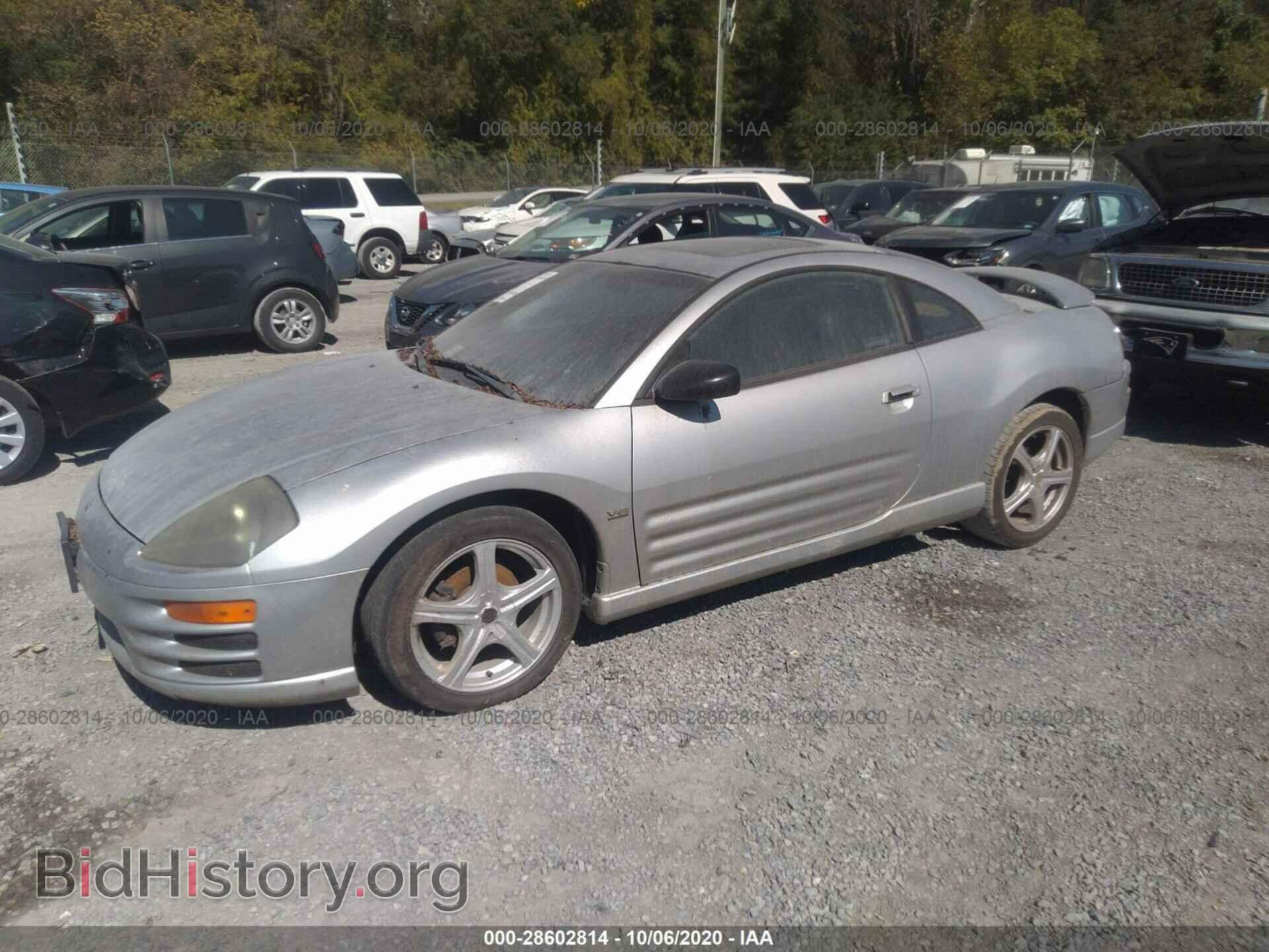 2001 MITSUBISHI ECLIPSE - VIN: 4A3AC84H71E026882 - Фото 2