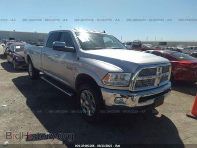 2018 RAM 2500 Laramie, silver — VIN 3C6UR5KL4JG271272, IAAI