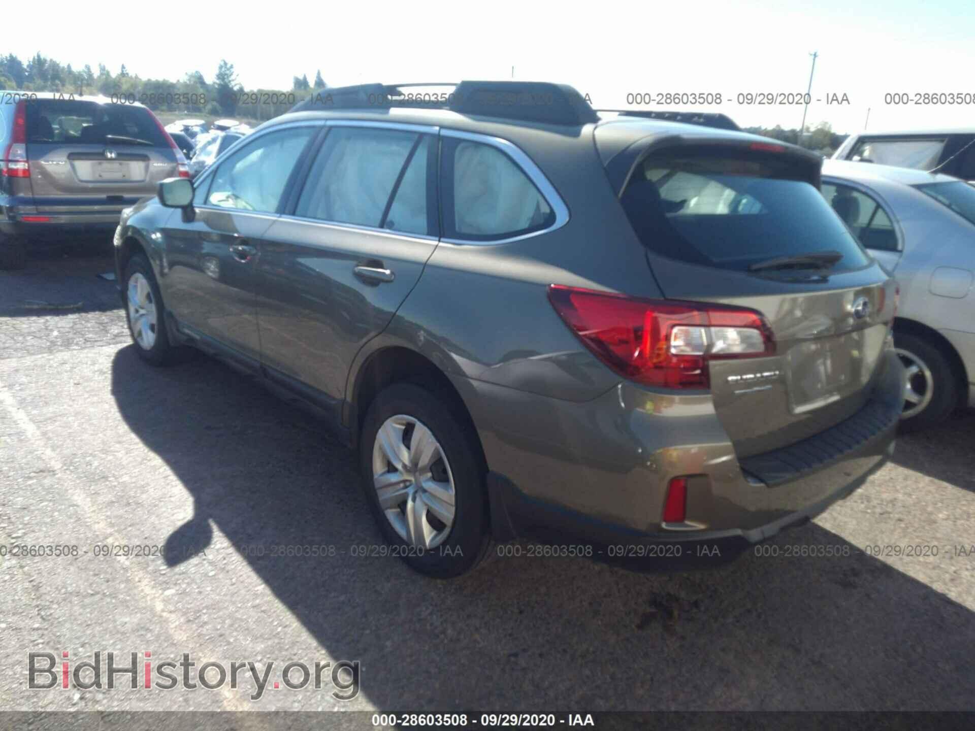 2016 SUBARU OUTBACK - VIN: 4S4BSAAC2G3209651 - Фото 3
