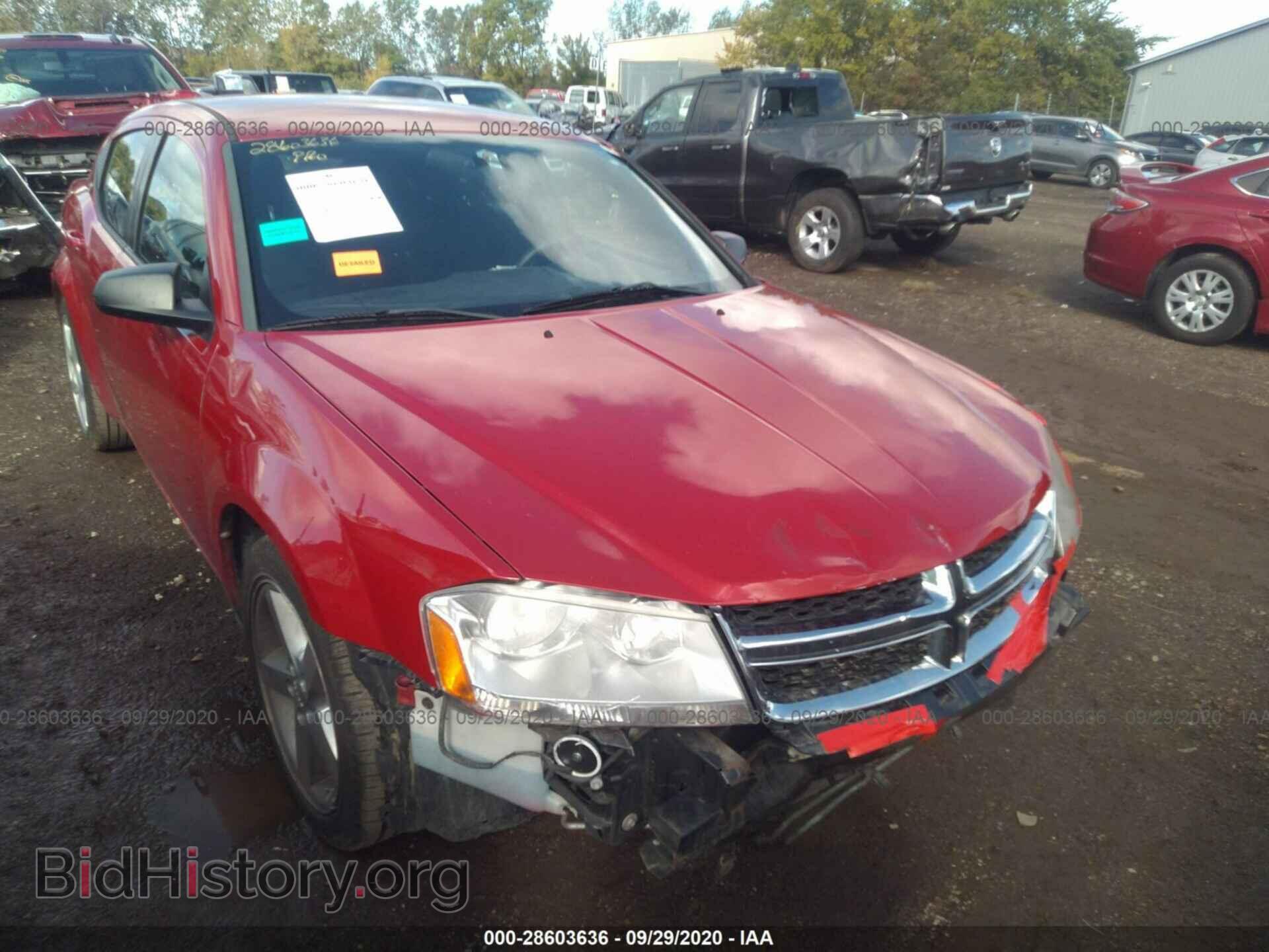 Фотография 1C3CDZAB9DN564359 - DODGE AVENGER 2013