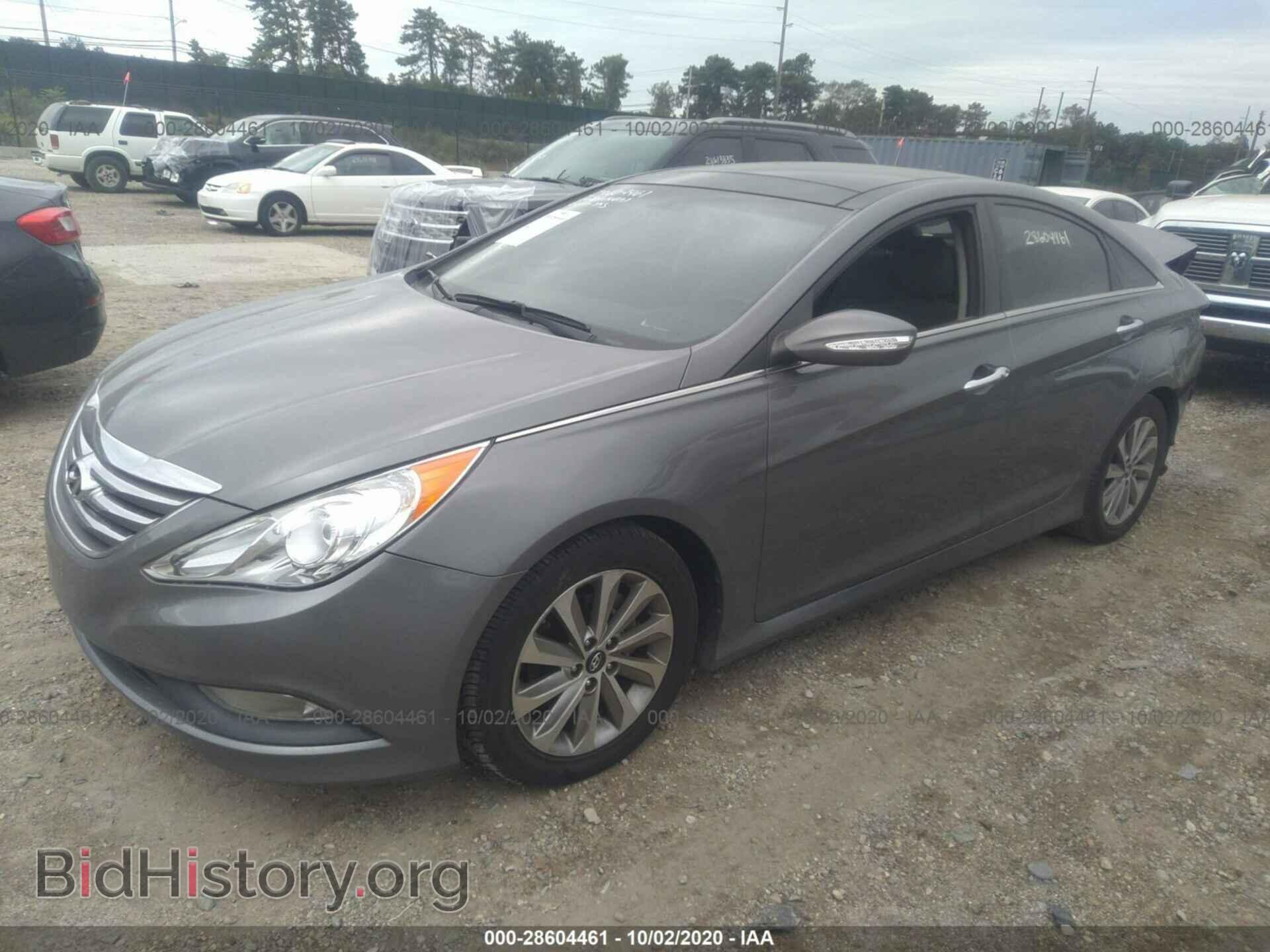 2014 HYUNDAI SONATA - VIN: 5NPEC4AC0EH849858 - Фото 2