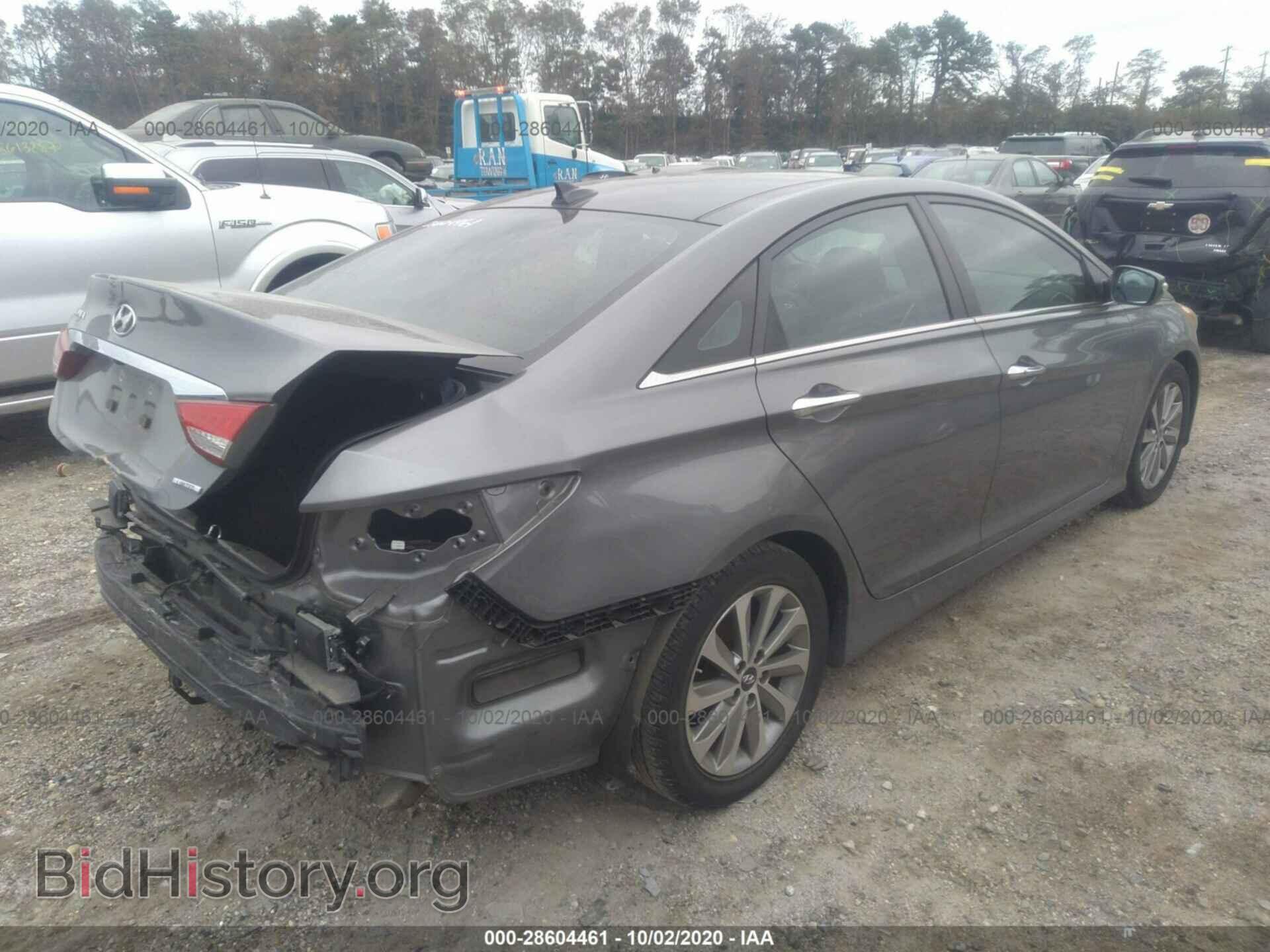 2014 HYUNDAI SONATA - VIN: 5NPEC4AC0EH849858 - Фото 4