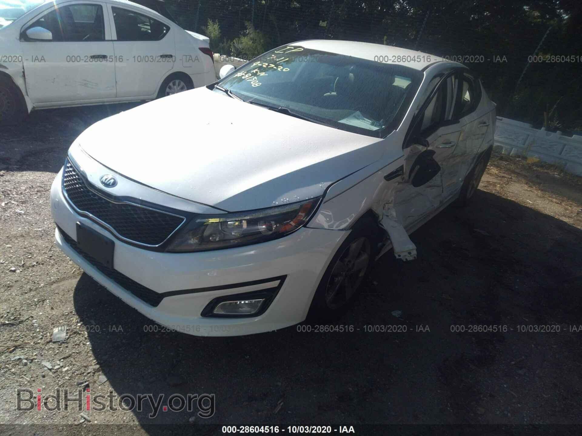 2015 KIA OPTIMA - VIN: KNAGM4A73F5611929 - Фото 2