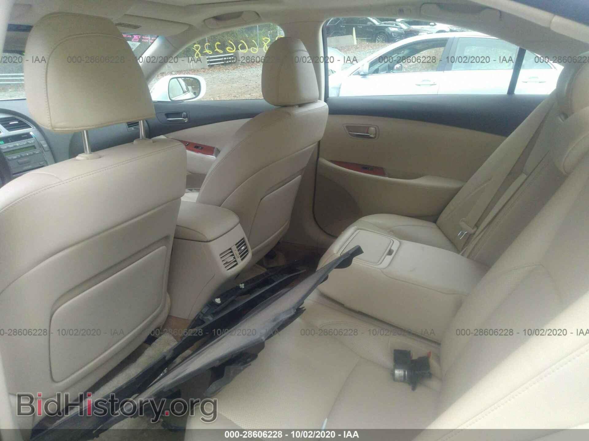 2012 LEXUS ES 350 - VIN: JTHBK1EG4C2498063 - Фото 8