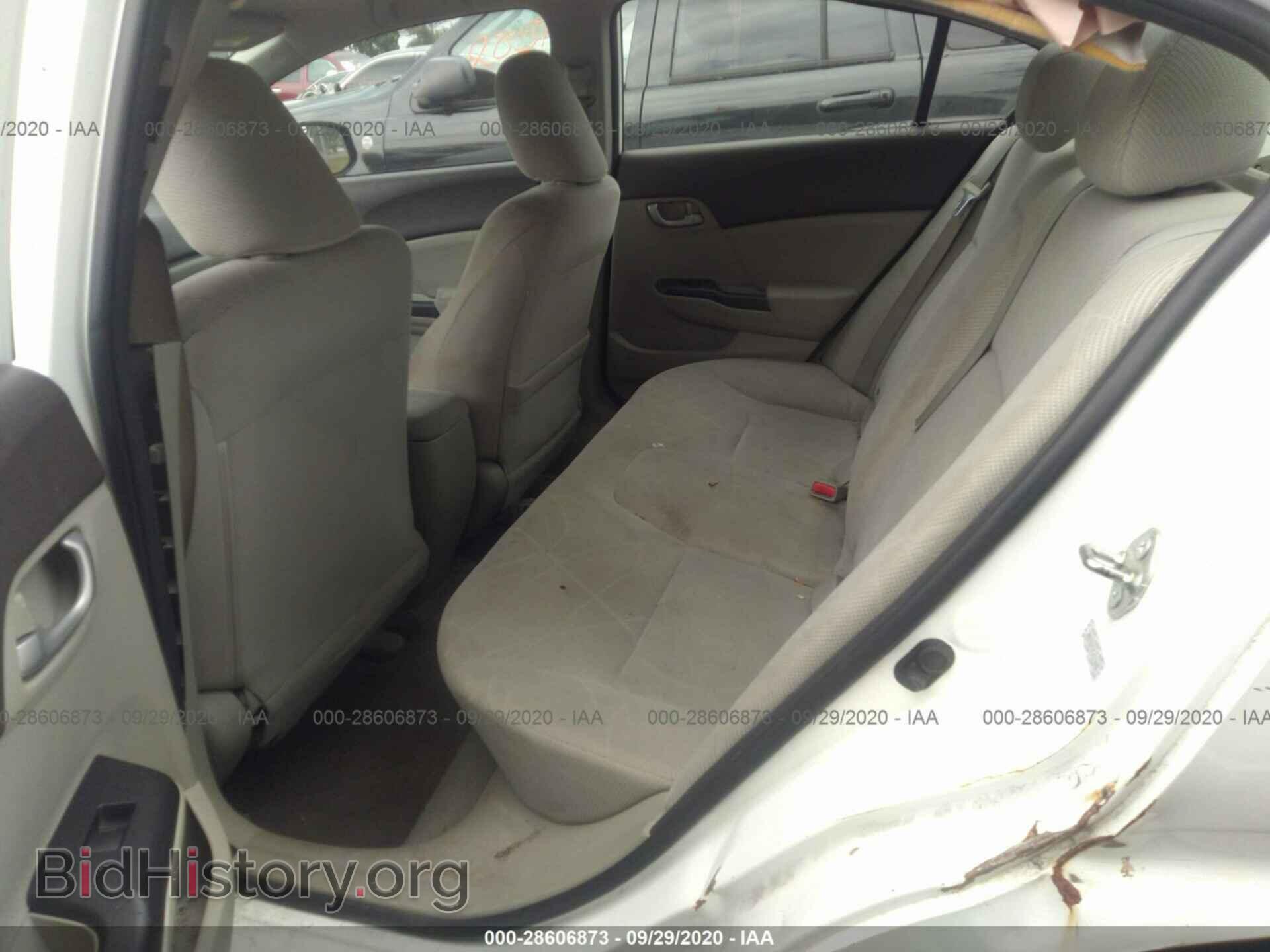 2012 HONDA CIVIC SDN - VIN: 2HGFB2F57CH318430 - Фото 8
