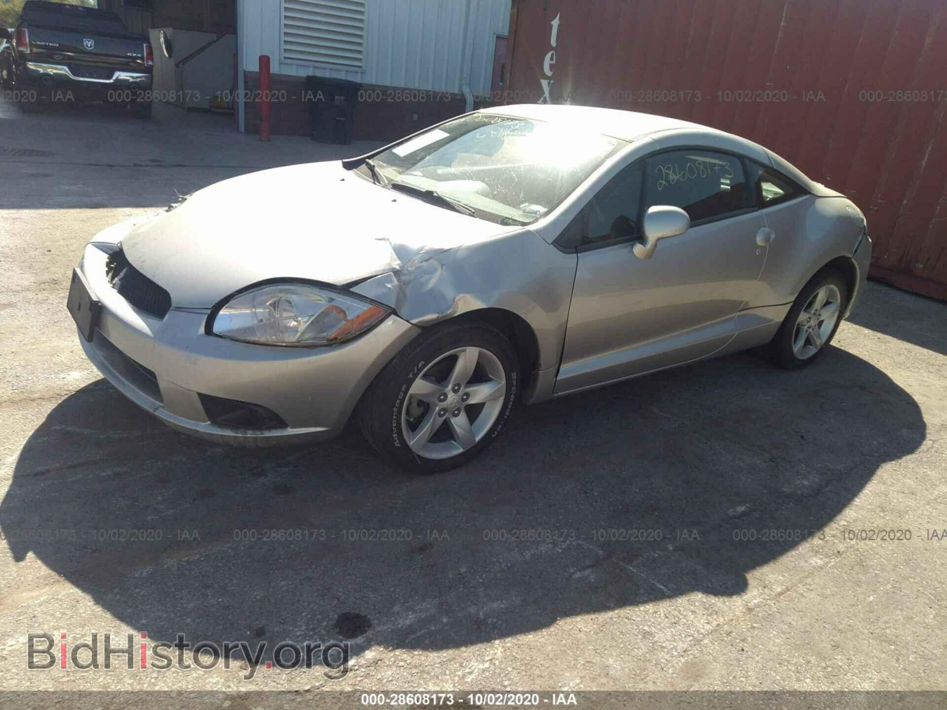2009 MITSUBISHI ECLIPSE - VIN: 4A3AK24F49E040345 - Фото 2