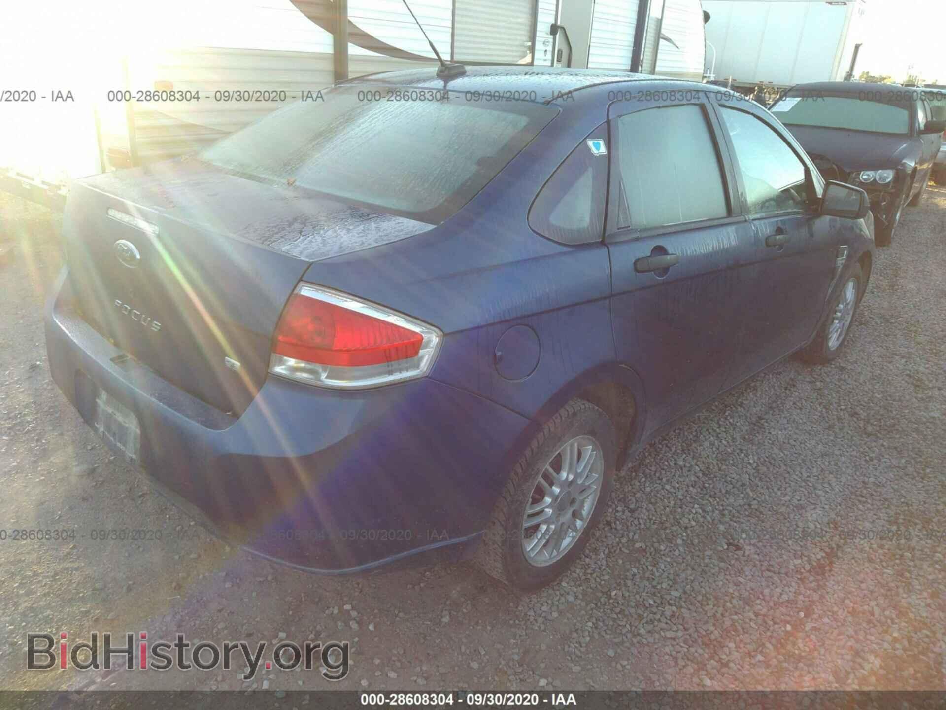 2008 FORD FOCUS - VIN: 1FAHP35N58W150351 - Фото 4