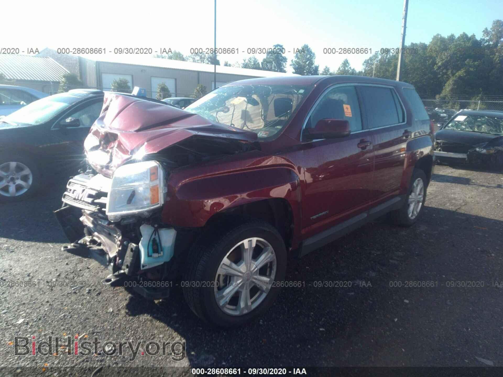2017 GMC TERRAIN - VIN: 2GKALMEK7H6110029 - Фото 2