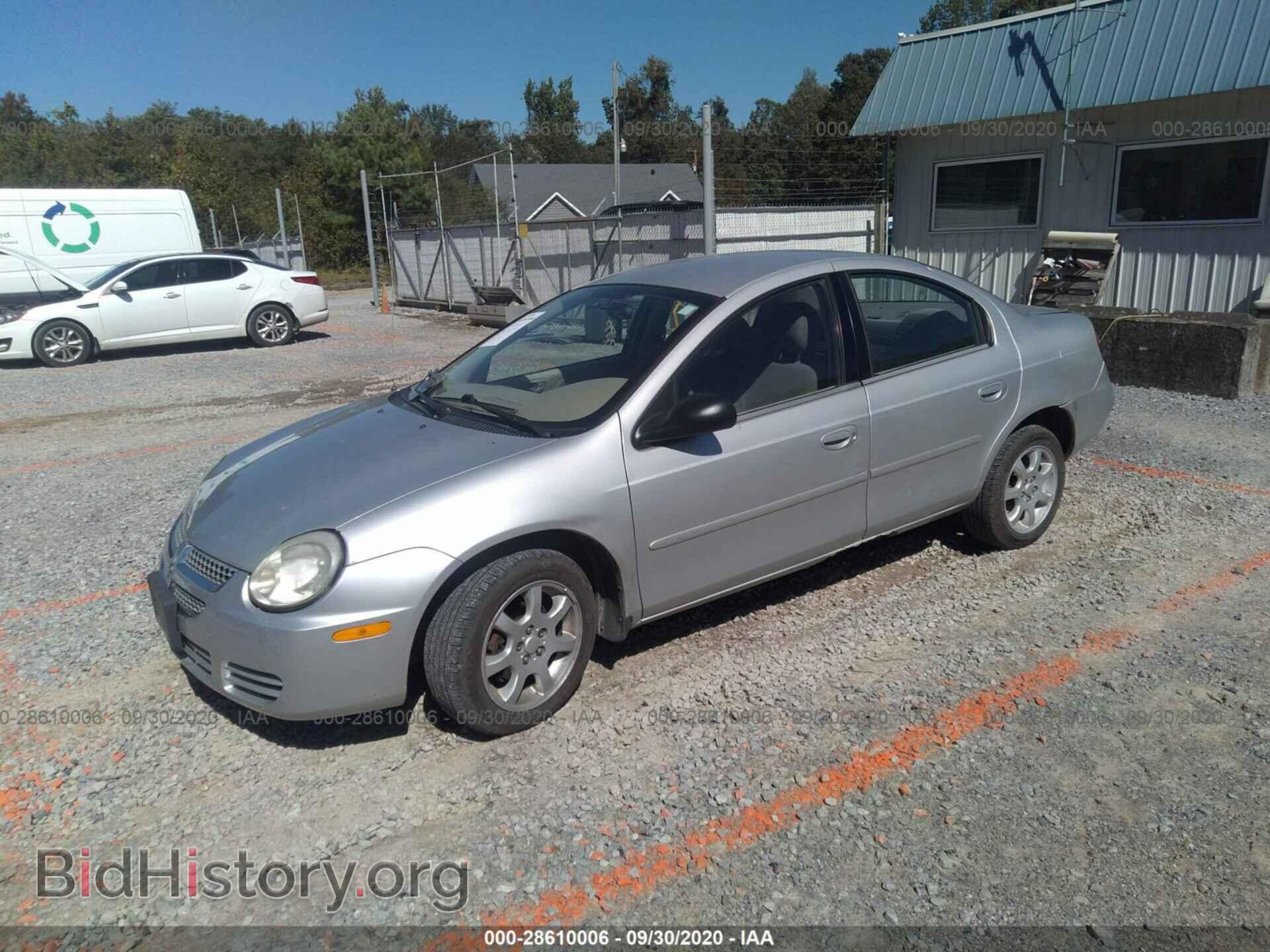 2005 DODGE NEON - VIN: 1B3ES56C55D166952 - Фото 2